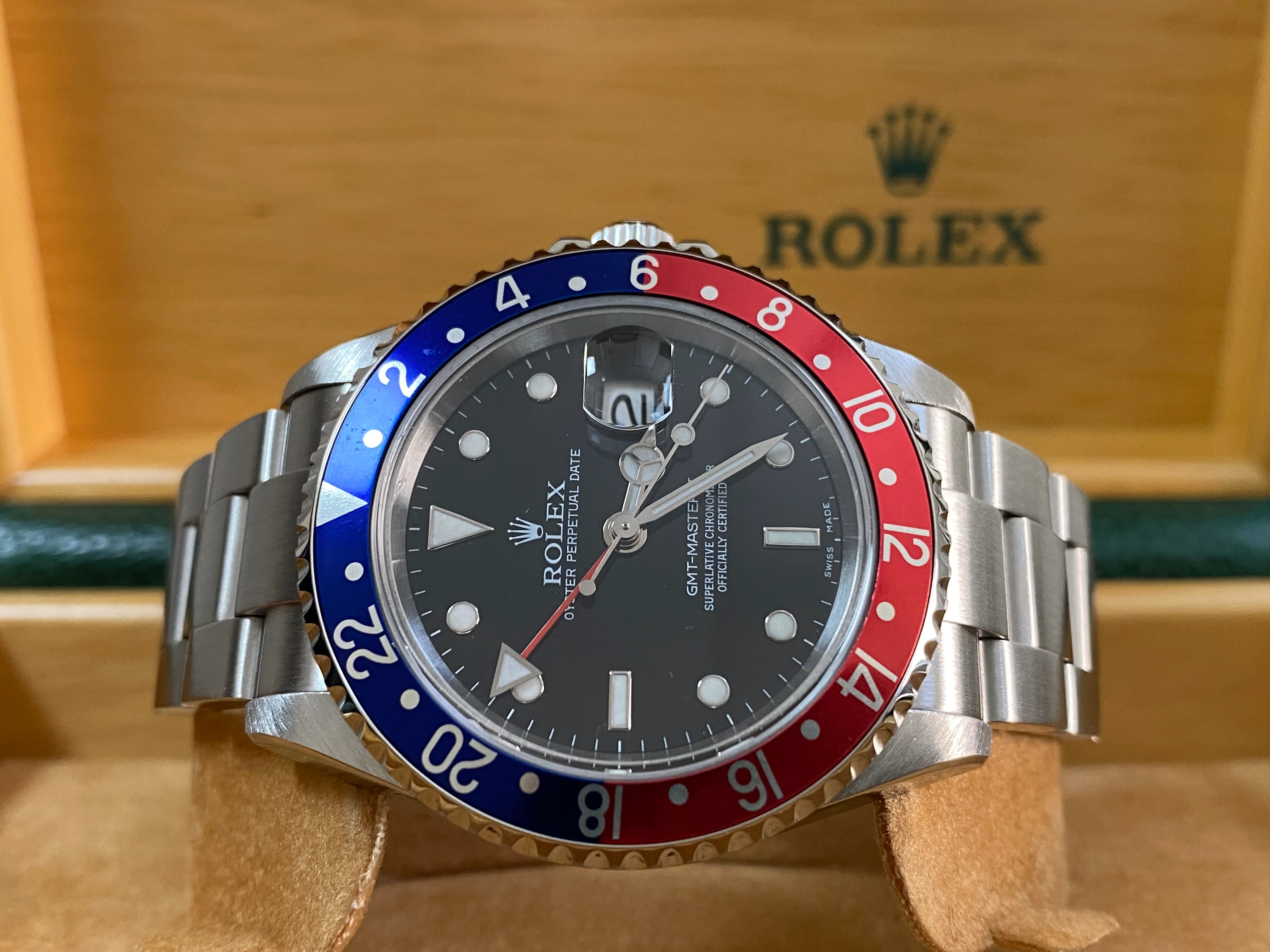 Rolex Steel GMT-Master II -  D serial - 