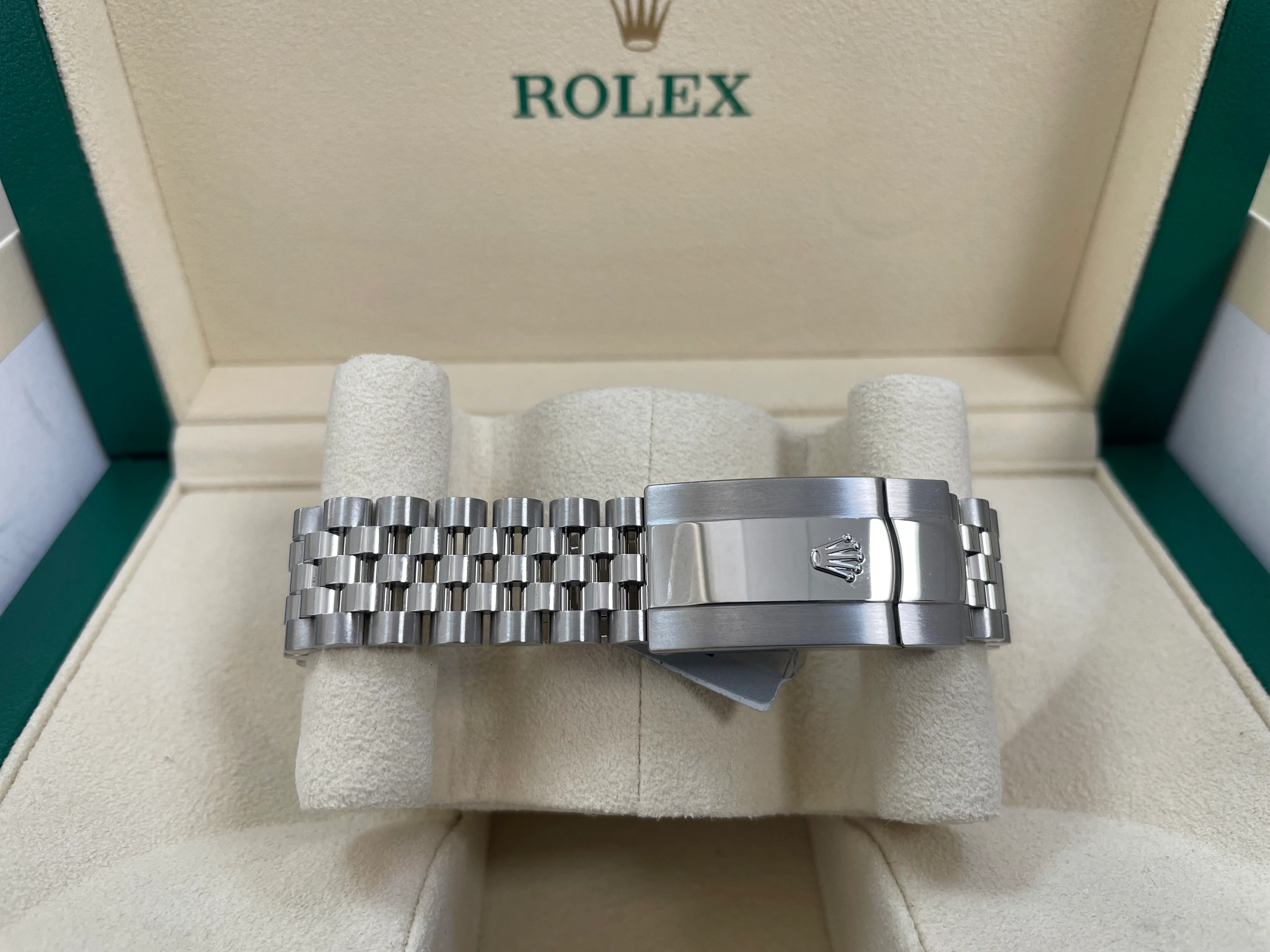 Rolex Steel and White Gold Datejust 41 - 2023 - Fluted Bezel - 