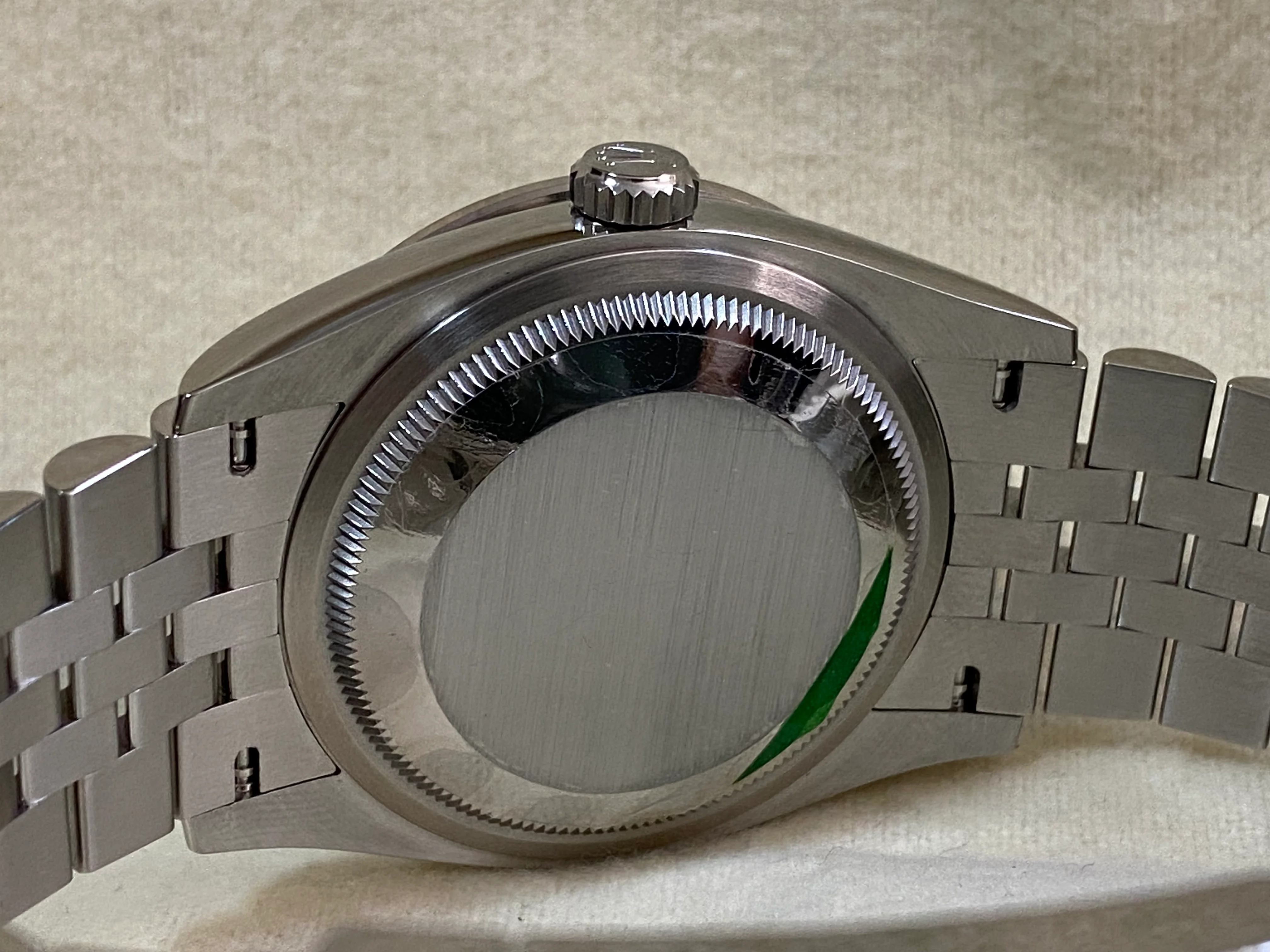 Rolex Steel Datejust 36 - 2024 - Diamond Bezel - Mother-of-Pearl Diamond Dial - Jubilee Bracelet - 126284RBR