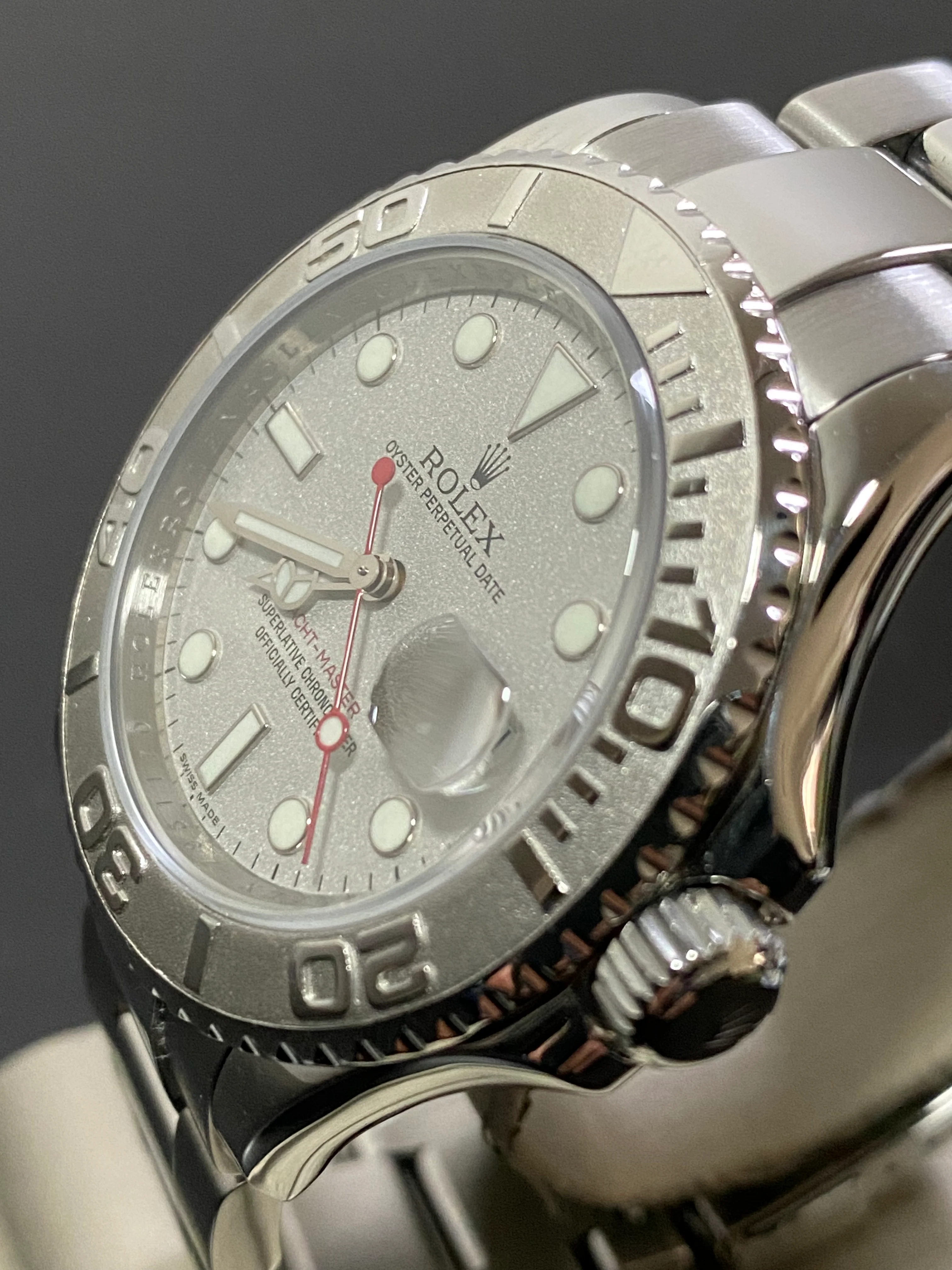 Rolex Steel Yacht-Master 40 - Z Serial - Silver Dial - 16622 COMPLETE SET