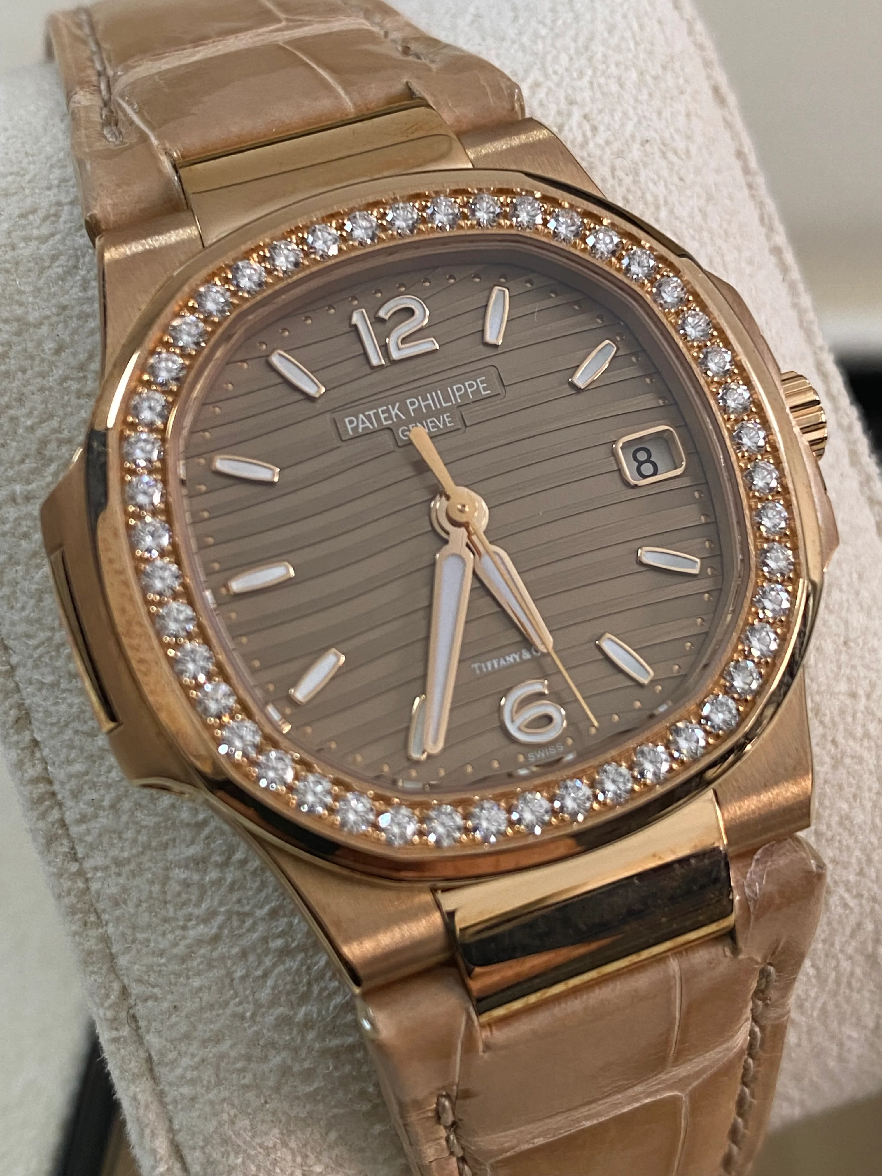 Patek Philippe Rose Gold Ladies Nautilus - 