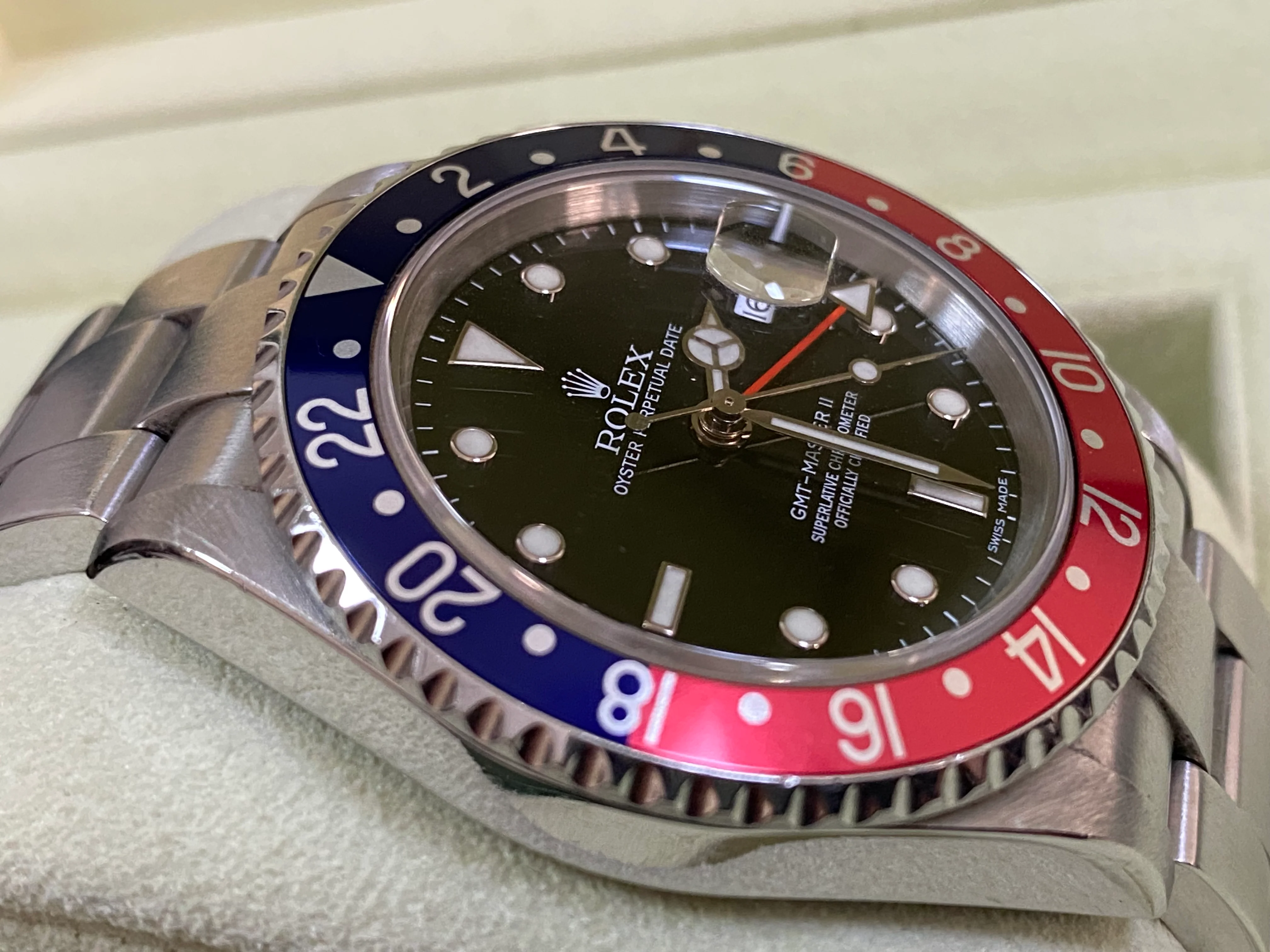 Rolex Steel GMT-Master II - D Serial - 