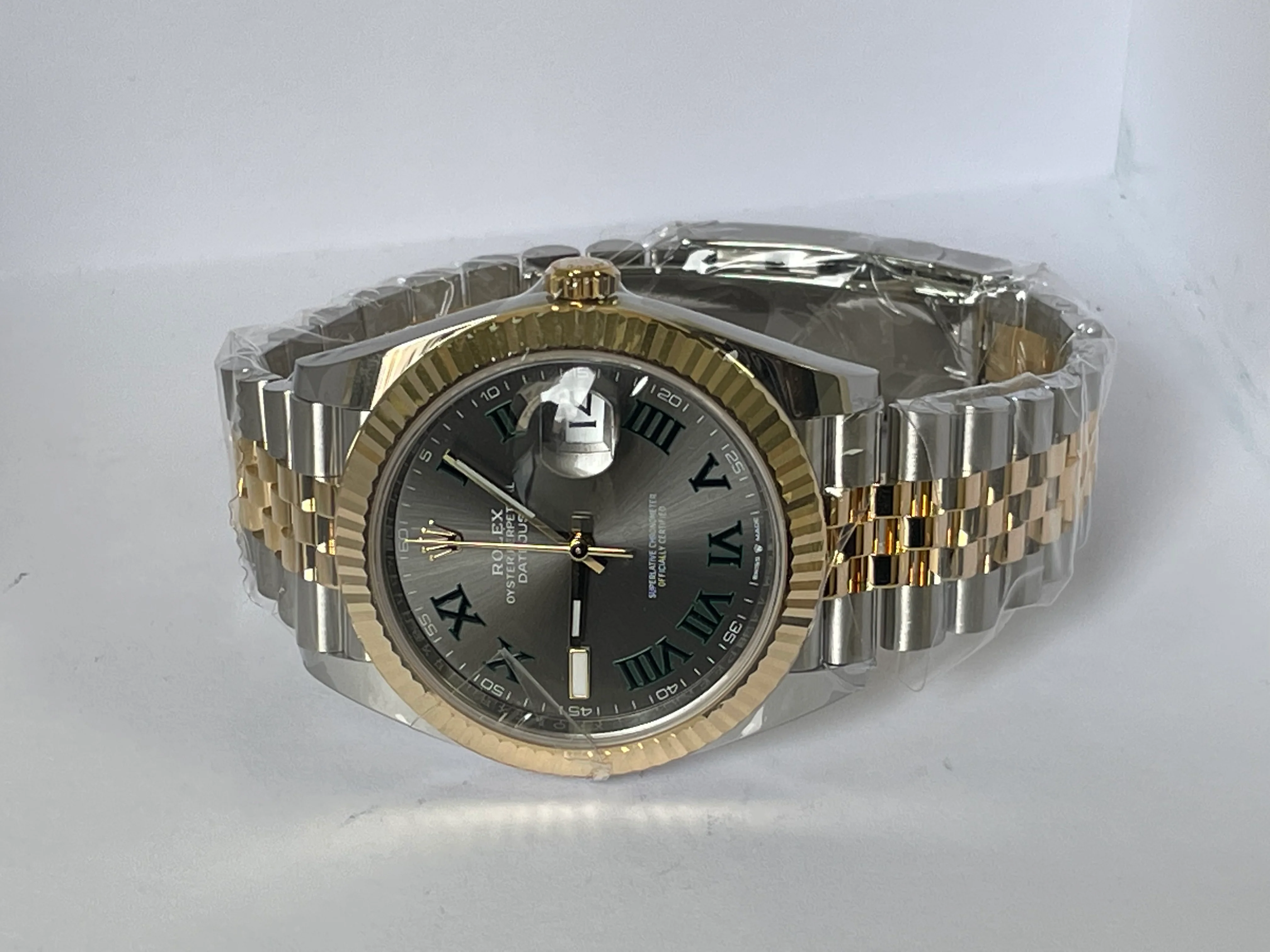 Rolex Steel and Yellow Gold Datejust 41 - 2023 - Fluted Bezel - 