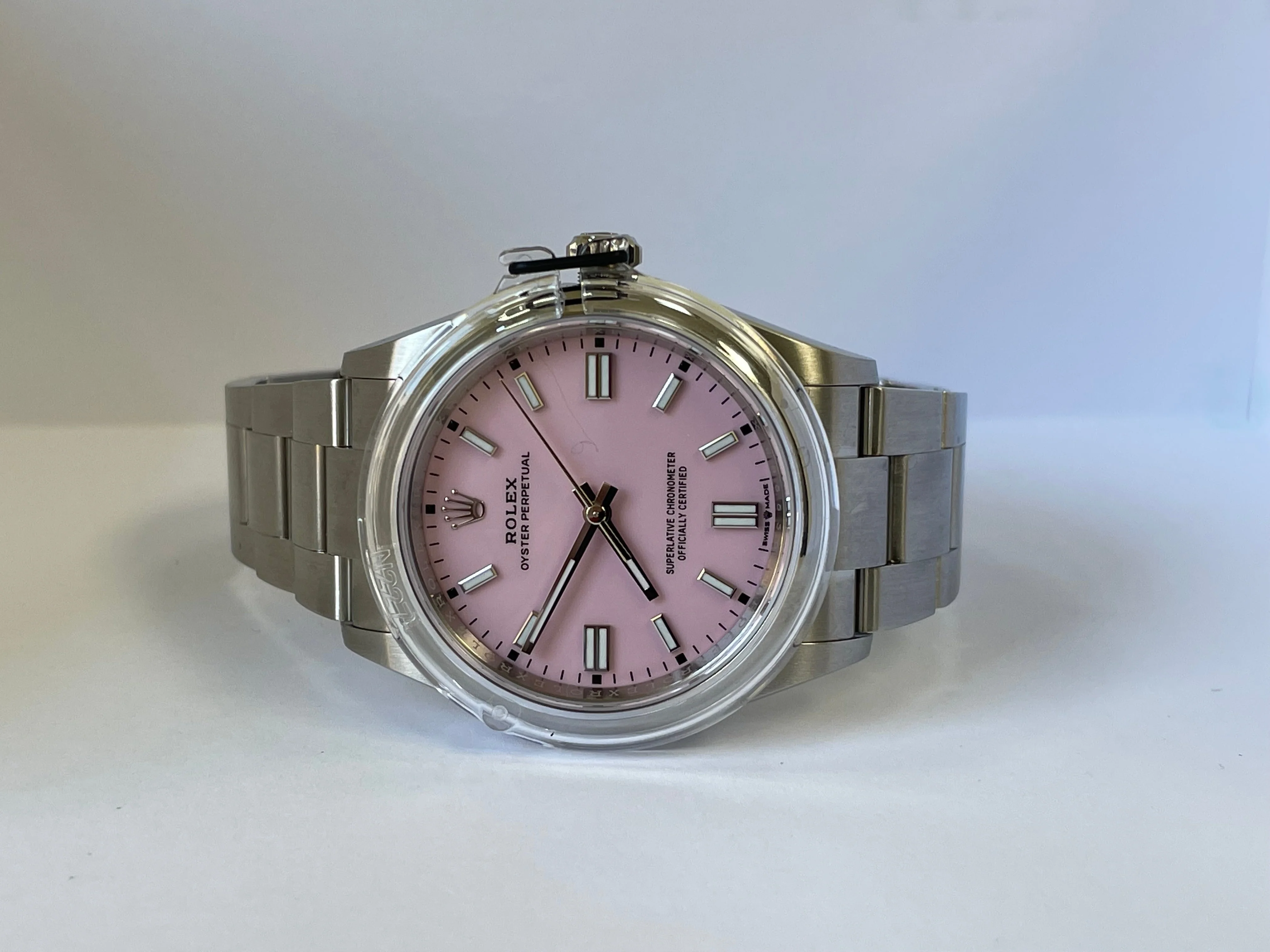 Rolex Oyster Perpetual 36 - 2023 - Domed Bezel - Candy Pink Index Dial - Oyster Bracelet - 126000
