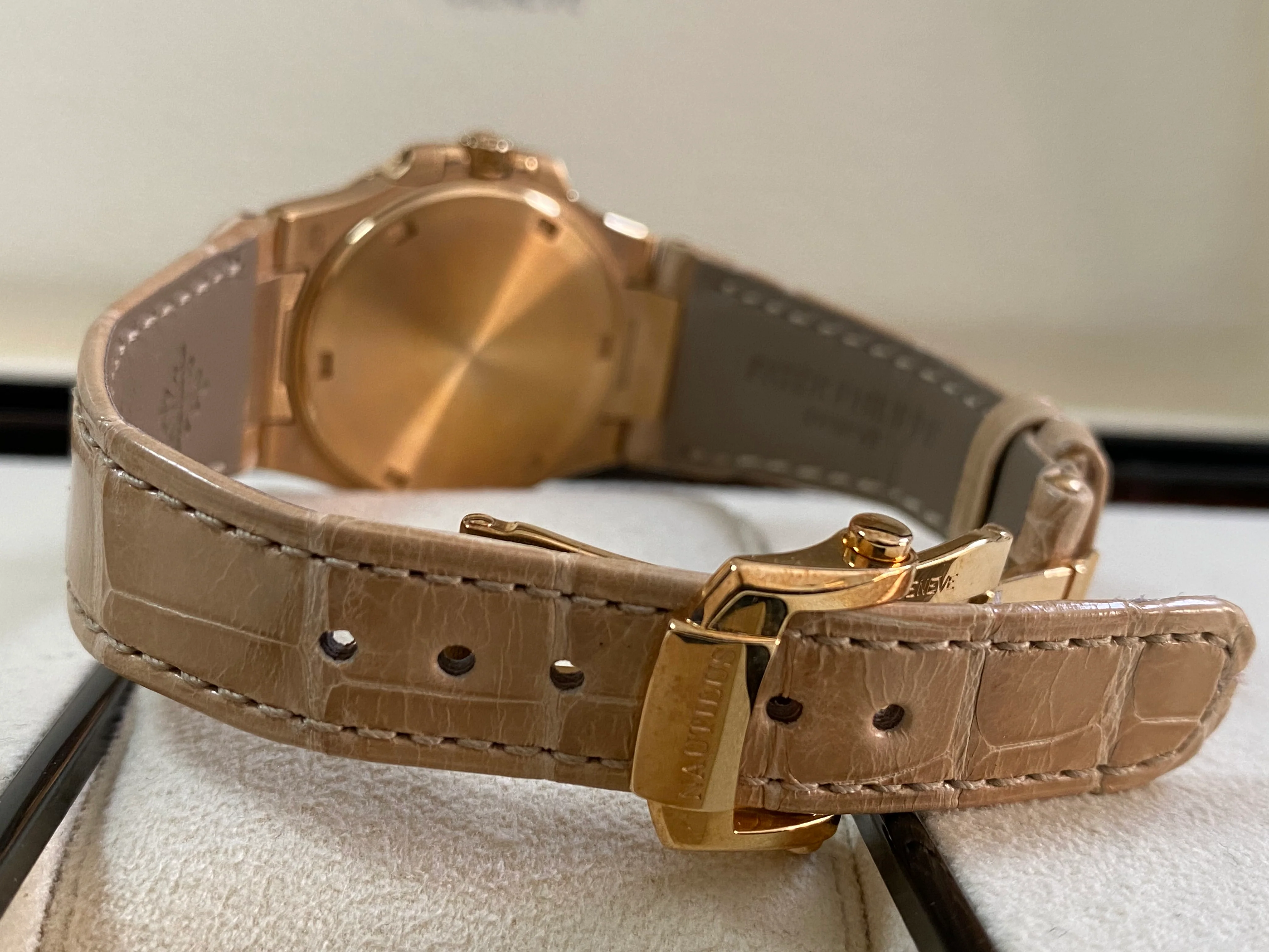 Patek Philippe Rose Gold Ladies Nautilus - 
