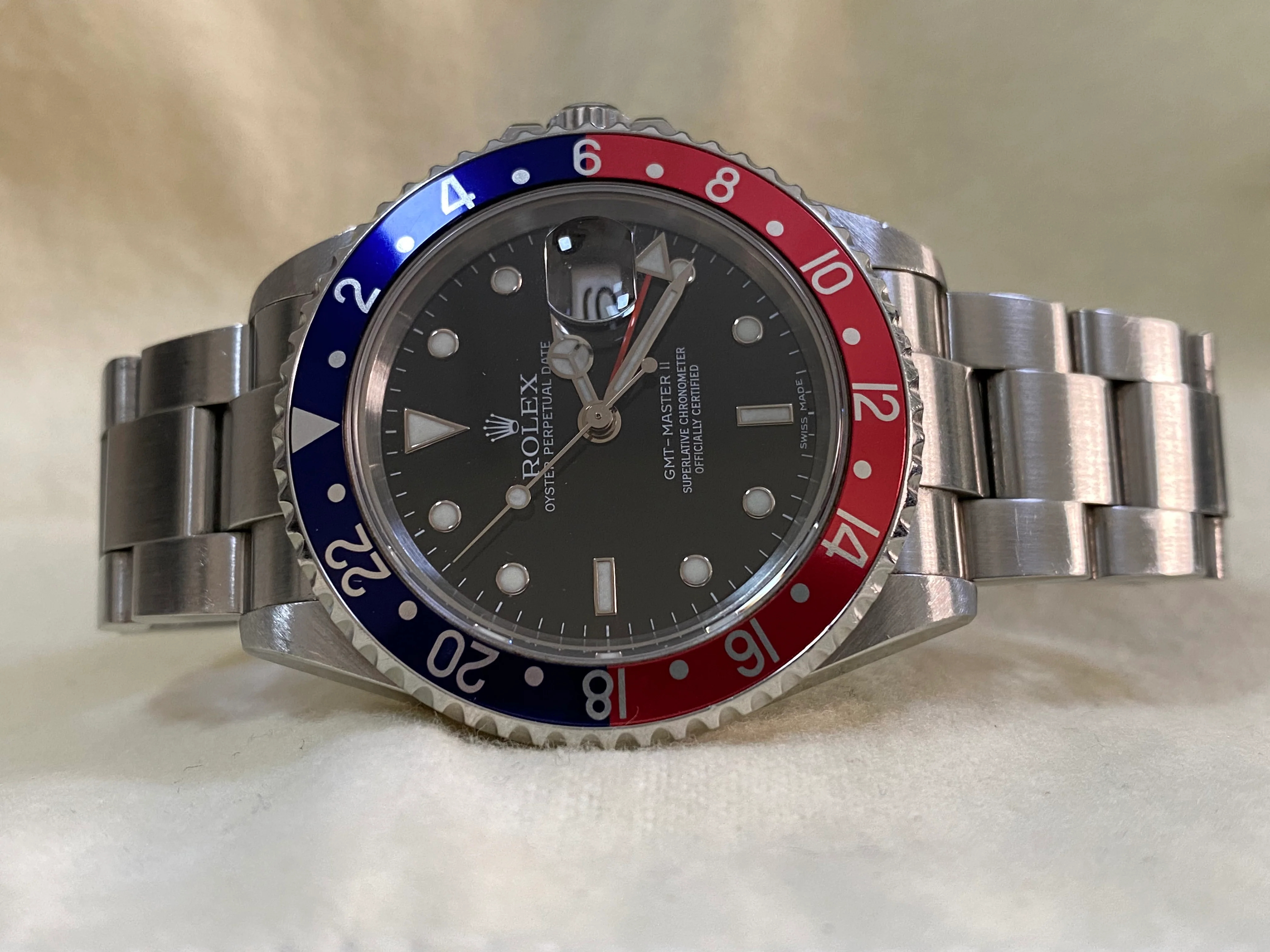 Rolex Steel GMT-Master II - D Serial - 