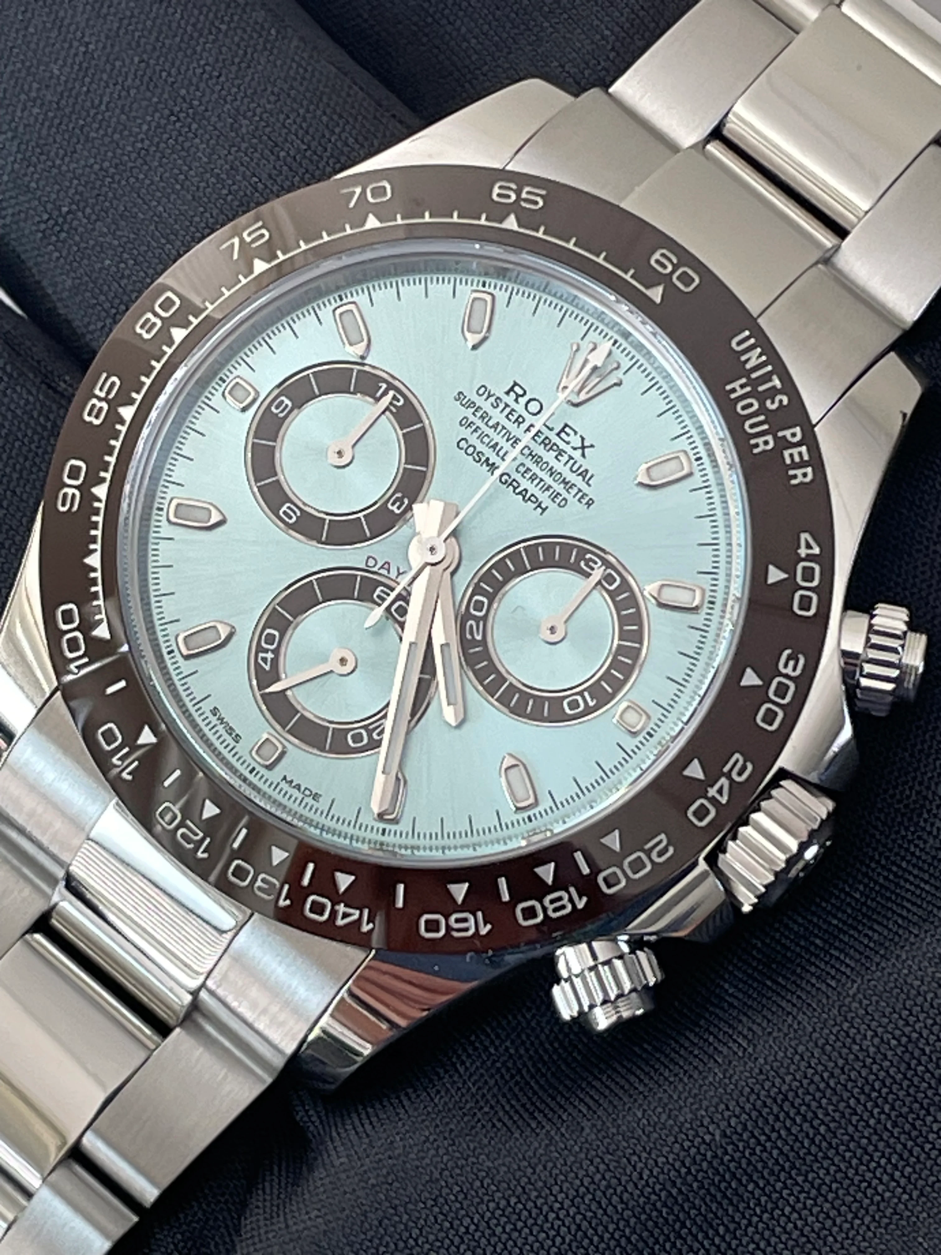 Rolex Platinum Cosmograph Daytona - 2023 - Ice Blue Dial - 116506
