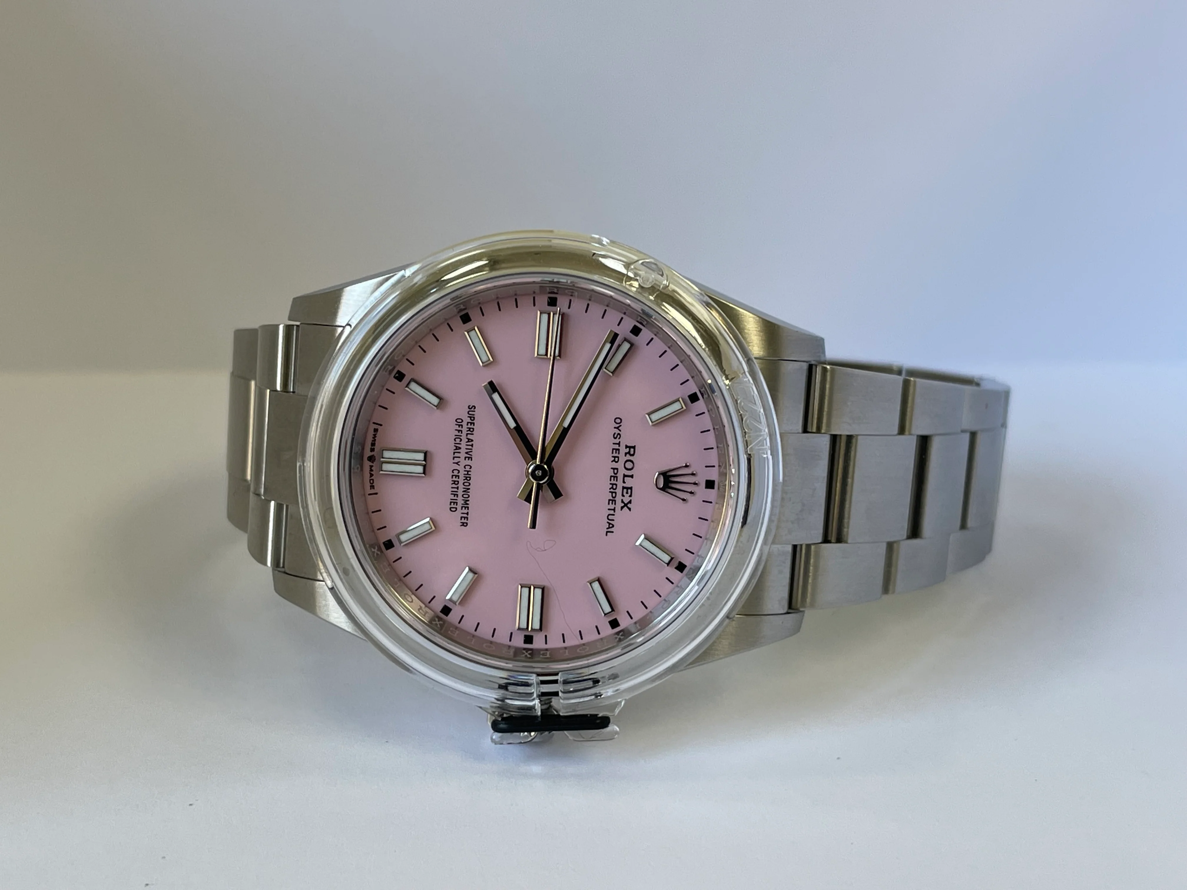 Rolex Oyster Perpetual 36 - 2022 - Domed Bezel - Candy Pink Index Dial - Oyster Bracelet - 126000