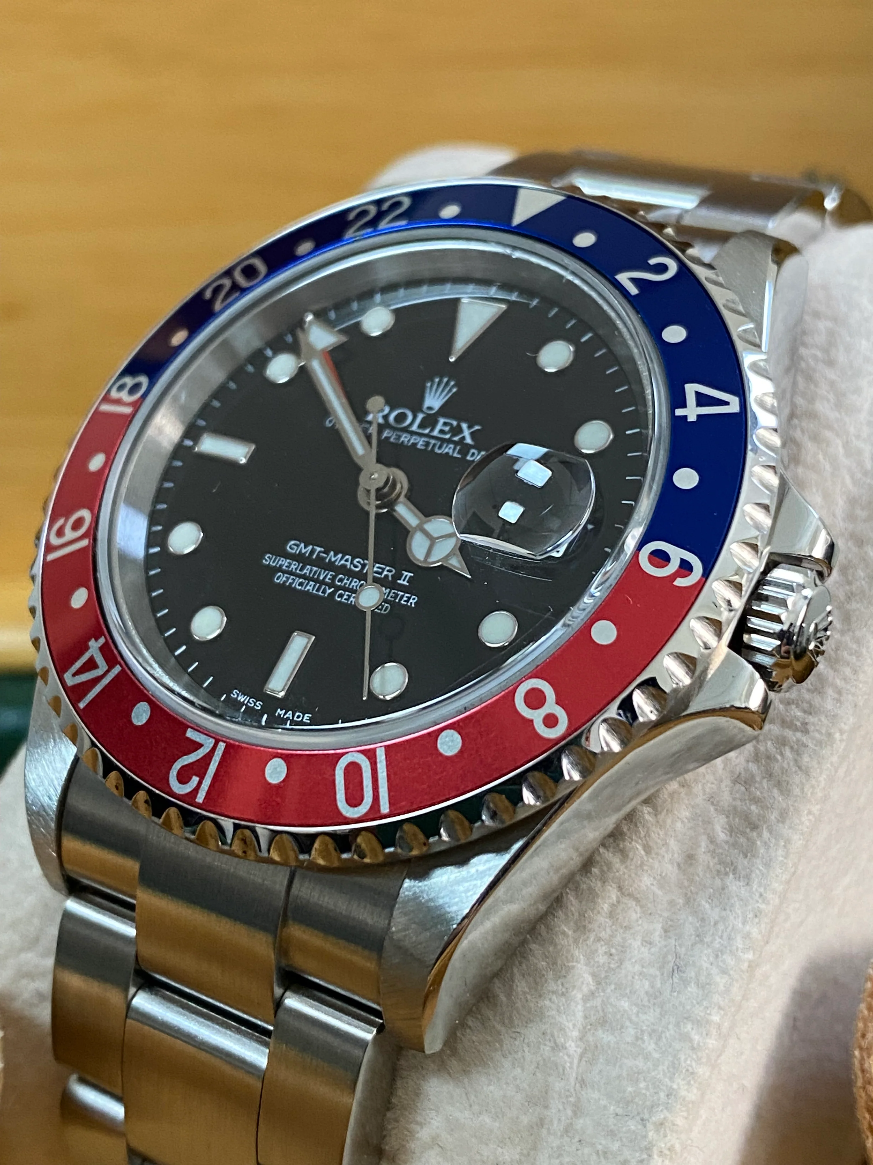 Rolex Steel GMT-Master II -  D serial - 