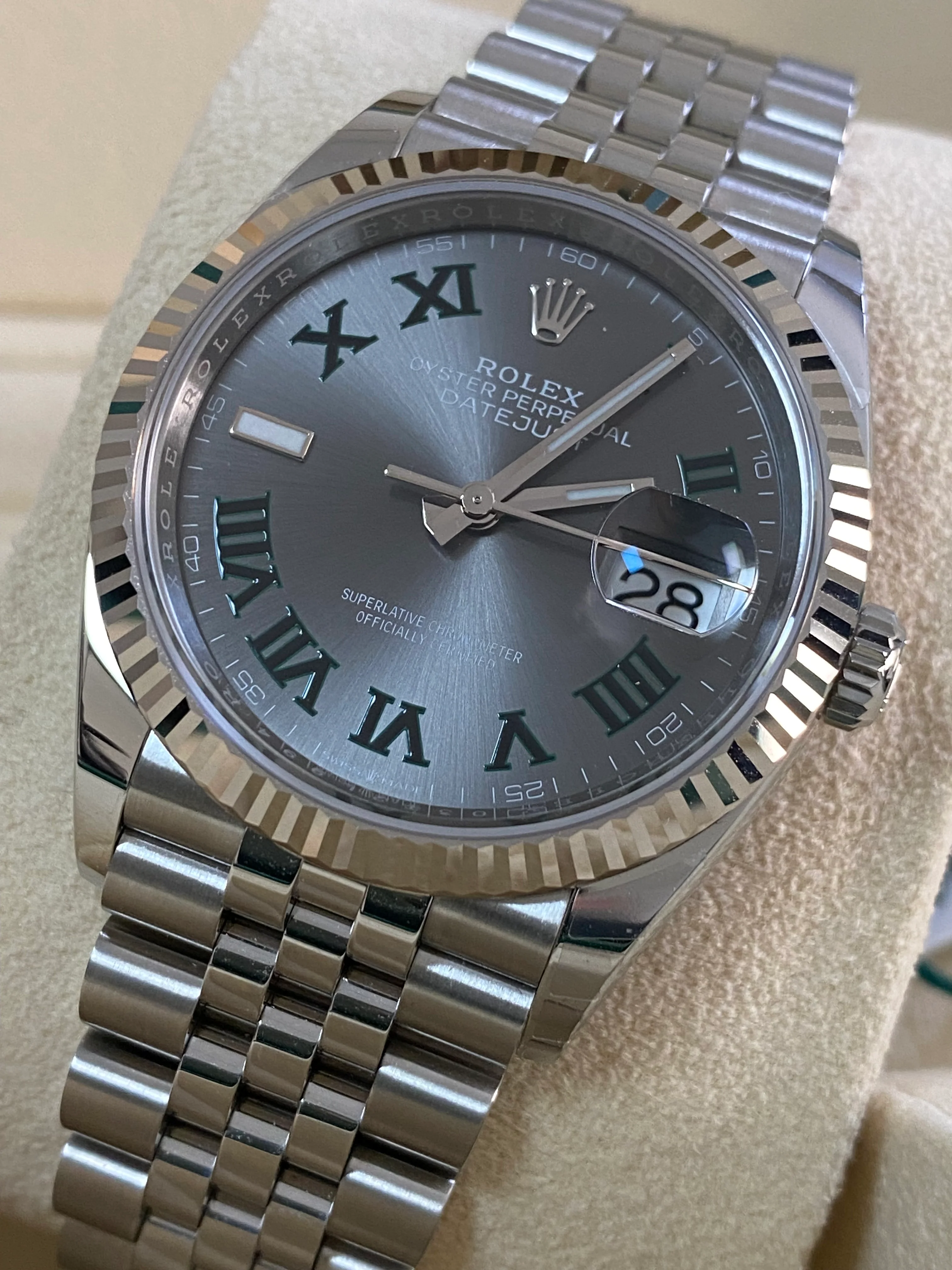 Rolex Steel Datejust 36 - 2024 - Fluted Bezel - 