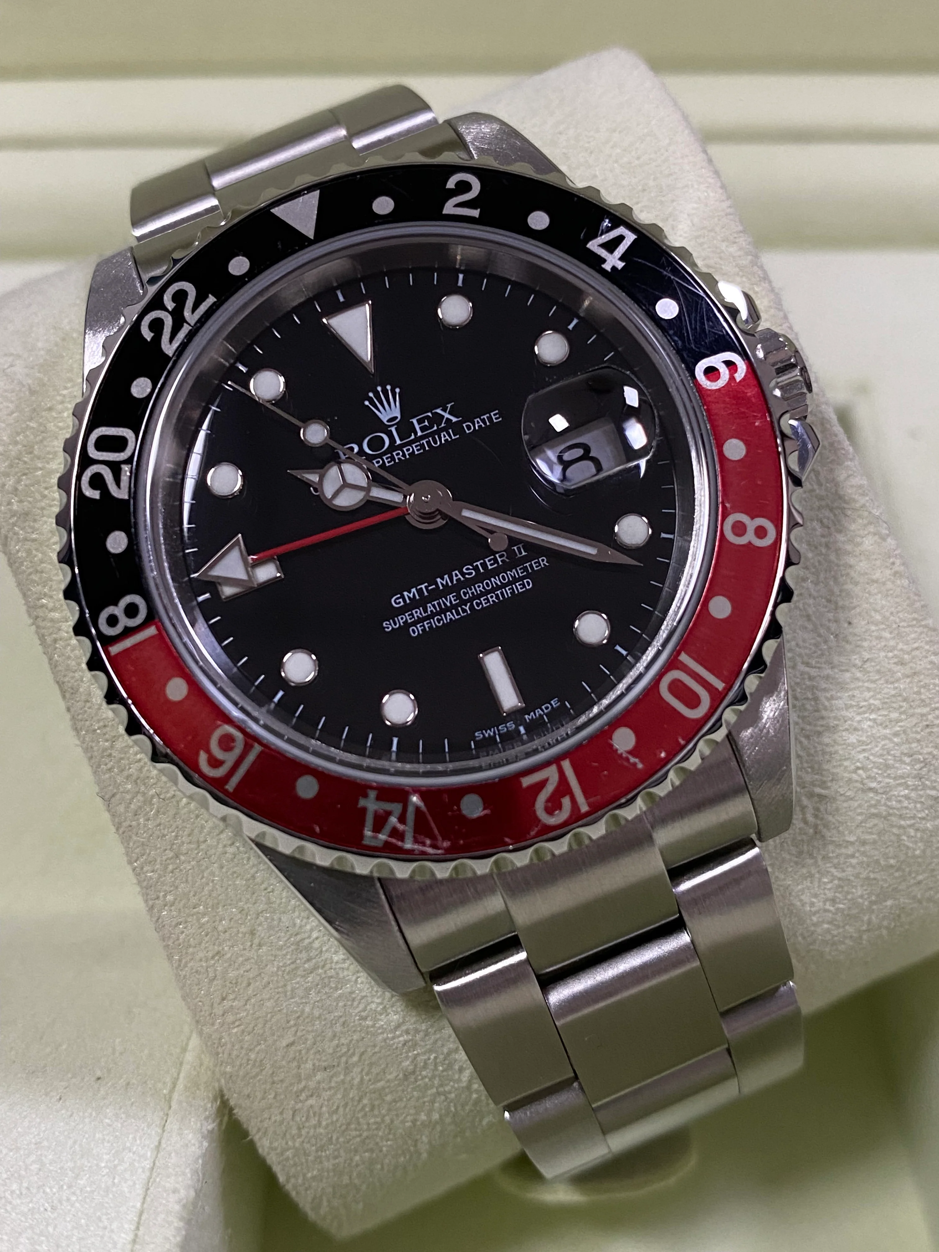 Rolex Steel GMT-Master II - F serial - 