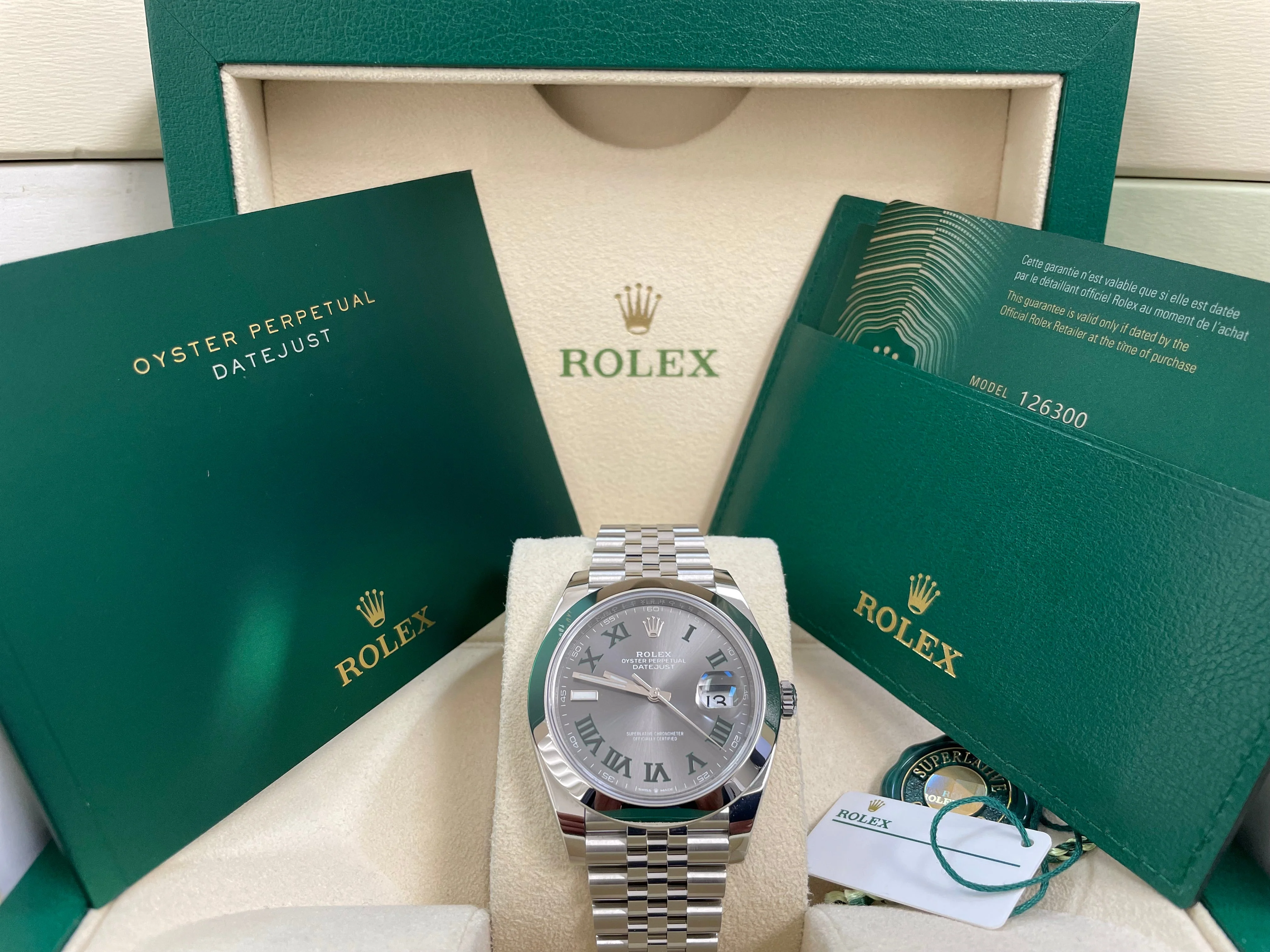 Rolex Steel Datejust 41 - 2024 - Smooth Bezel - 