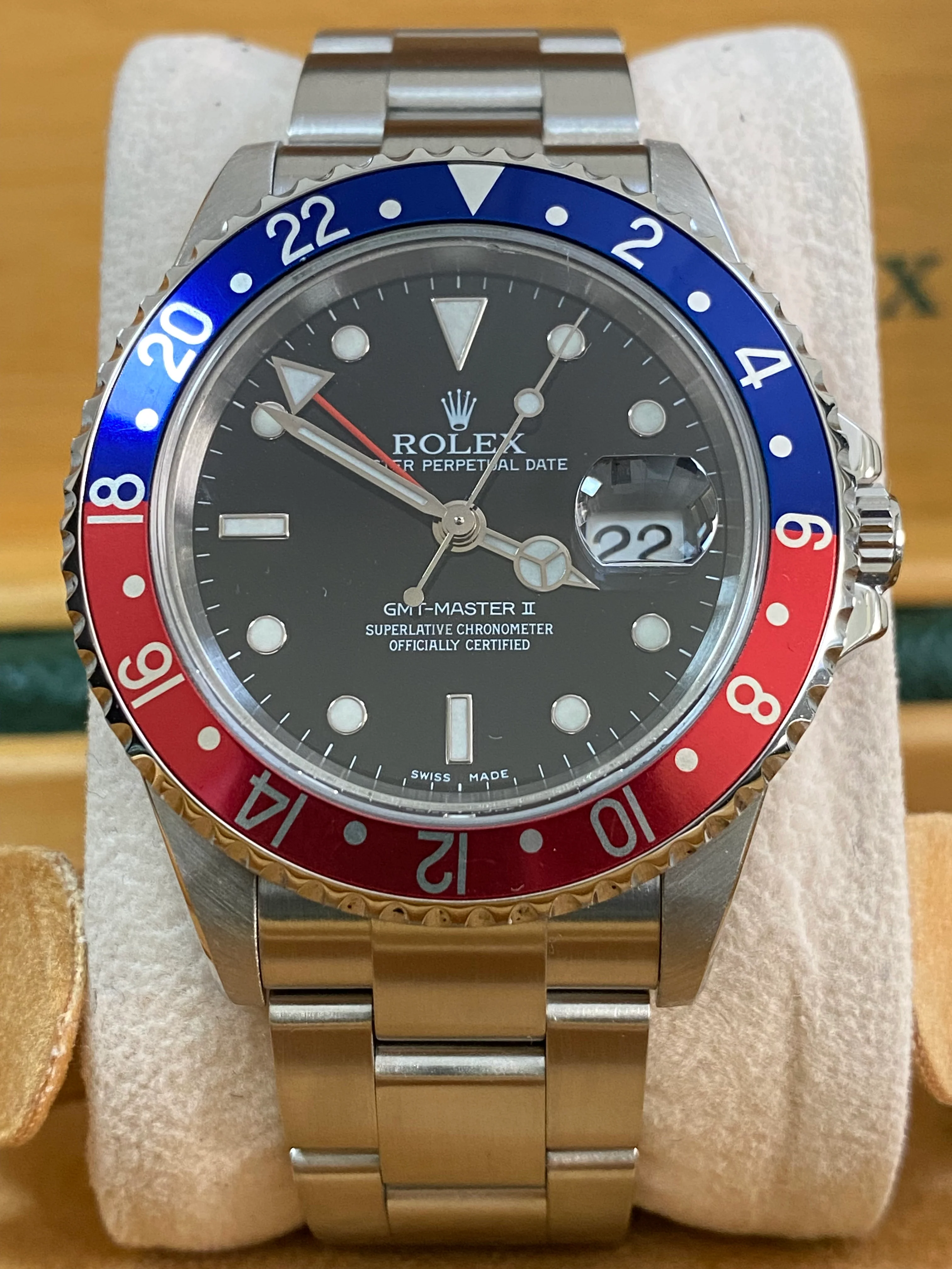 Rolex Steel GMT-Master II -  D serial - 