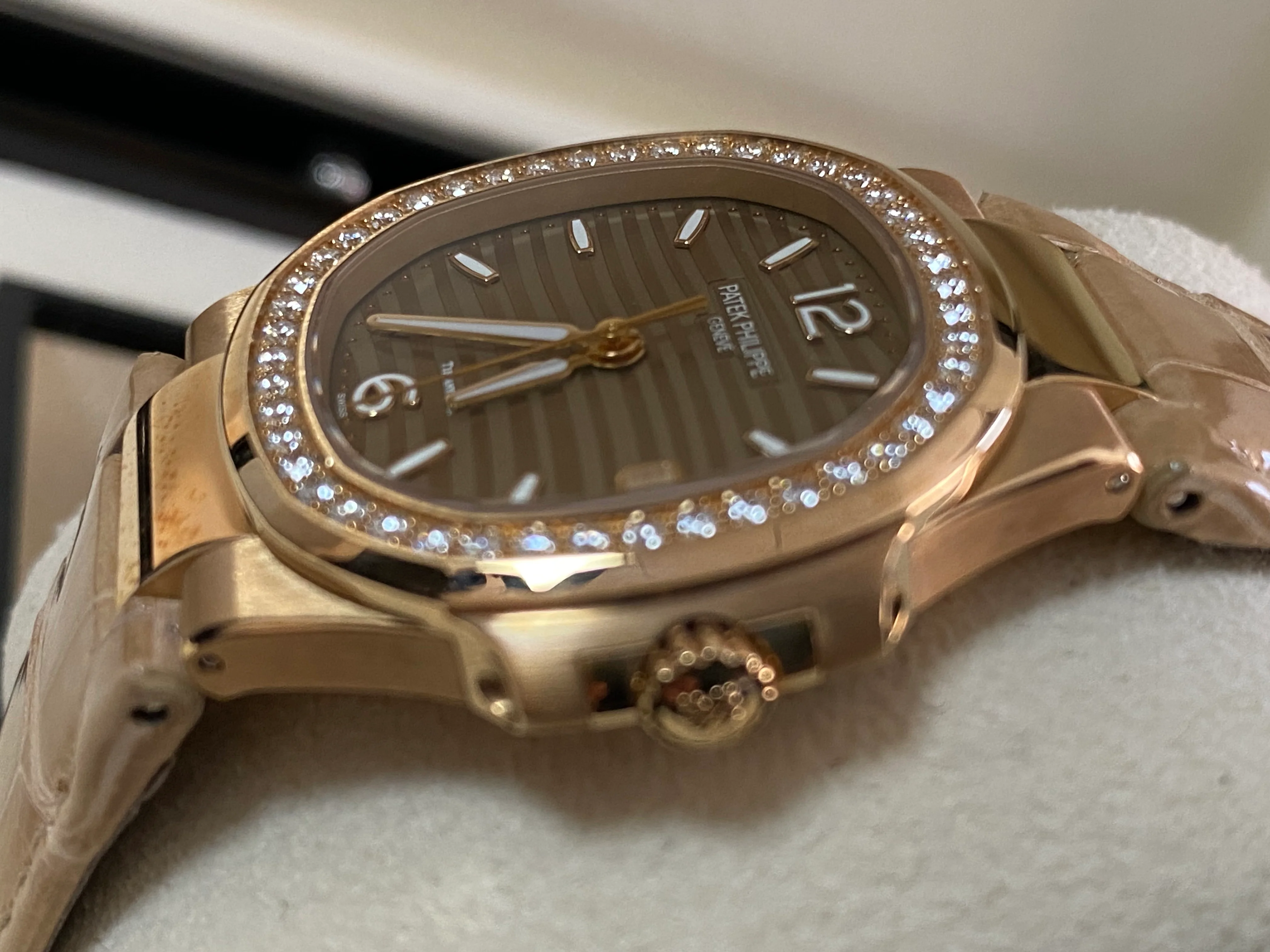 Patek Philippe Rose Gold Ladies Nautilus - 