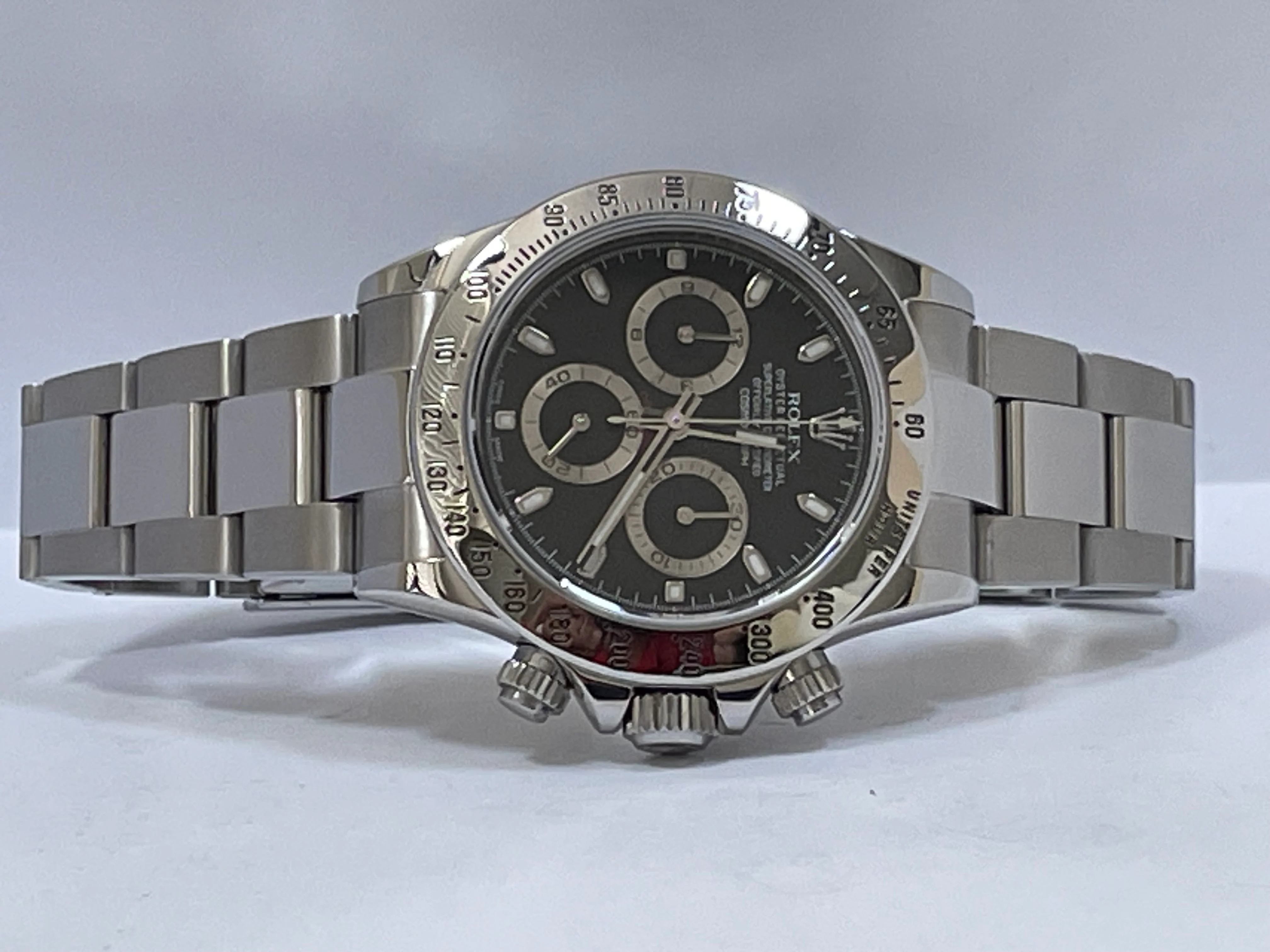 Rolex Steel Cosmograph Daytona - 2013 - Black Index Dial - 116520 