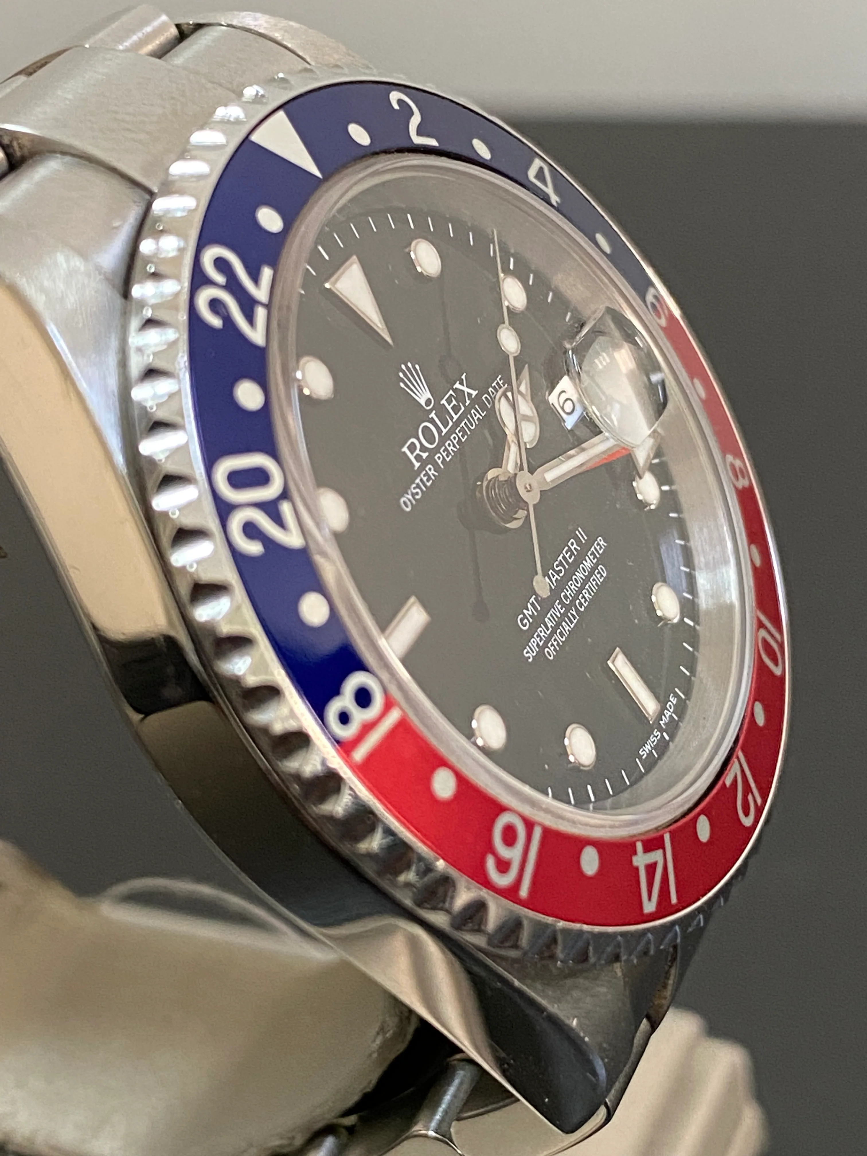 Rolex Steel GMT-Master II - D Serial - 