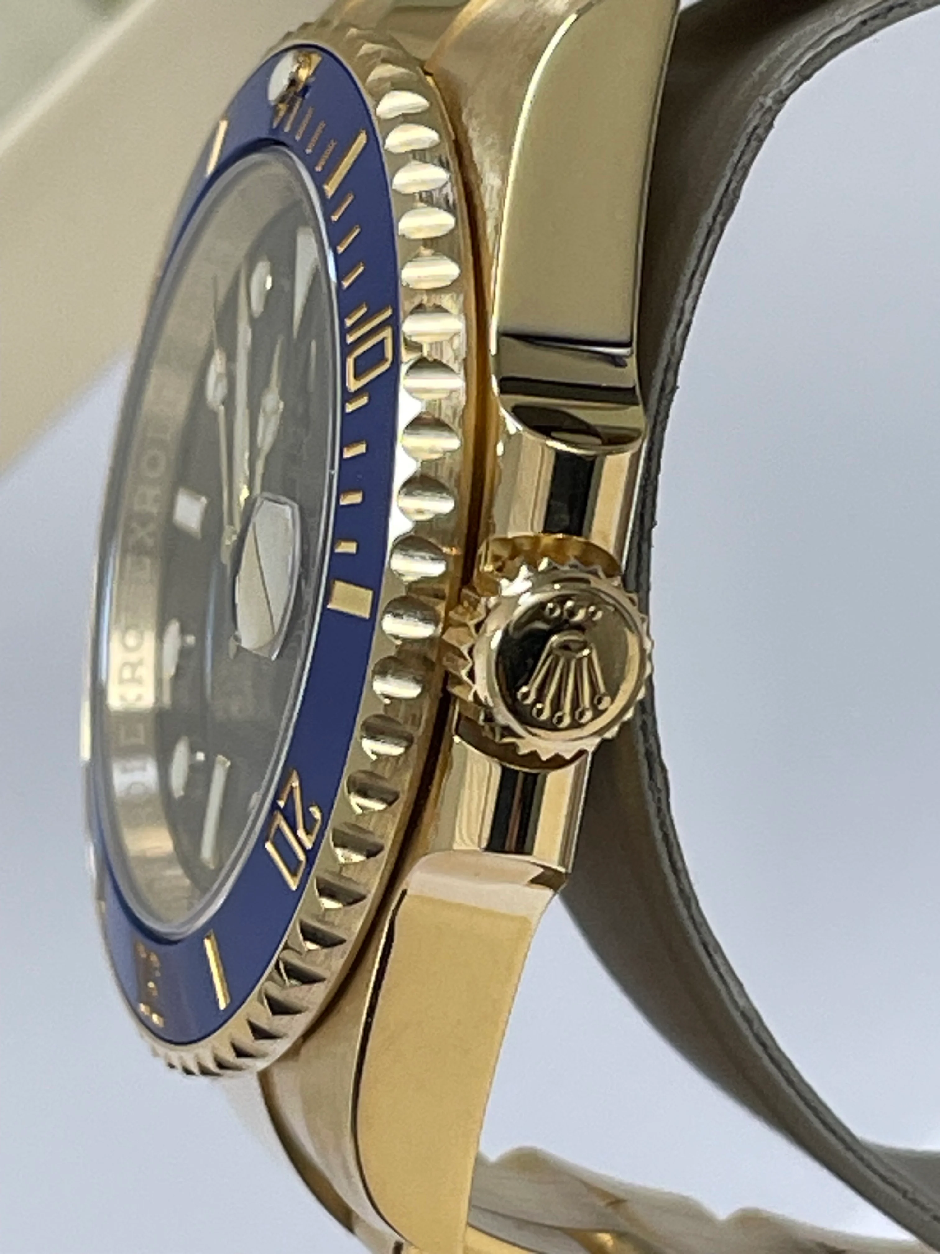 Rolex Yellow Gold Submariner Date - 2020 - Blue Bezel - Blue Dial - 116618LB
