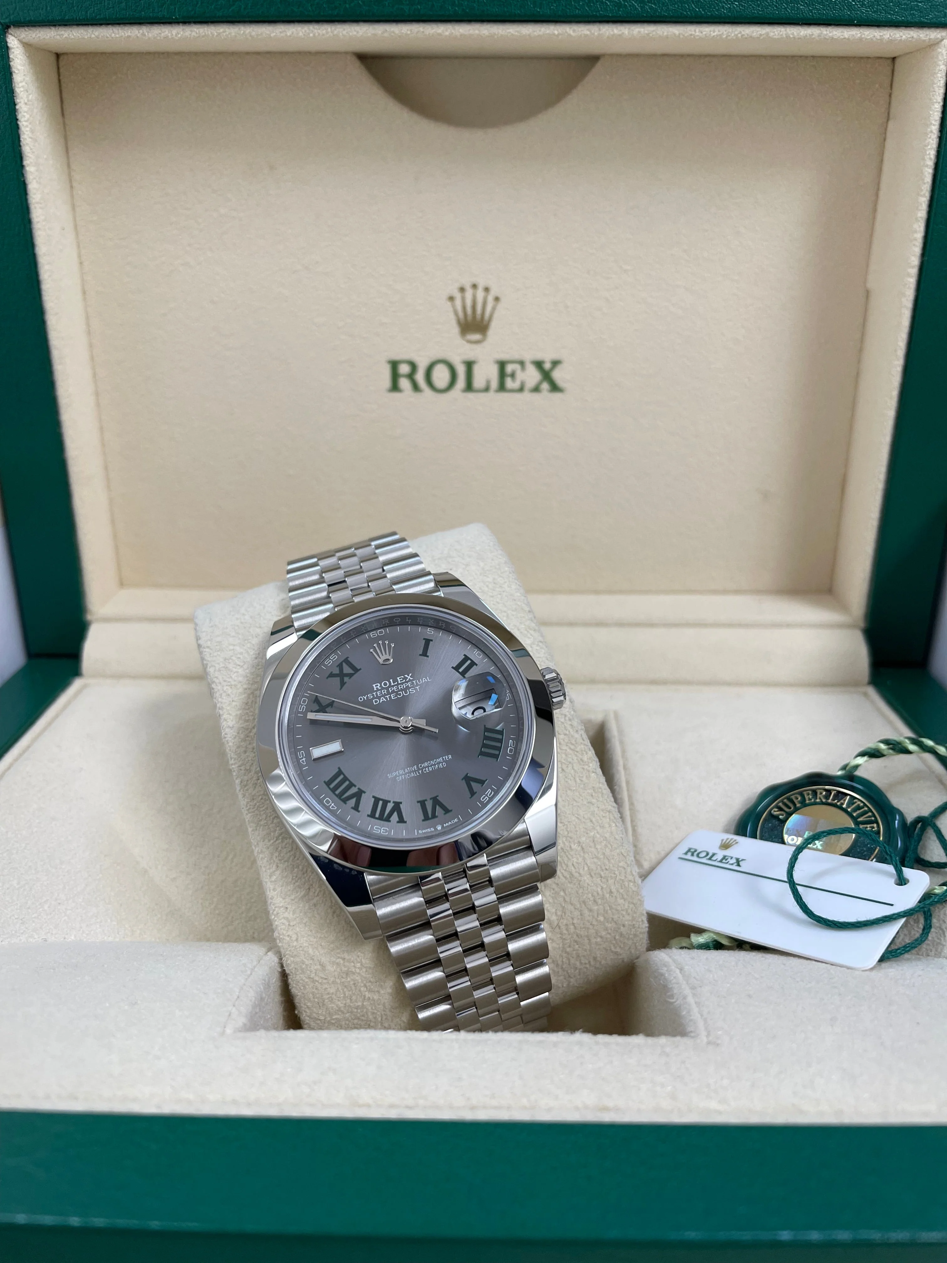 Rolex Steel Datejust 41 - 2024 - Smooth Bezel - 