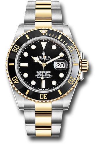 Rolex Steel and Gold Submariner Date - 2021 - Black Bezel - Black Dial - 126613LN