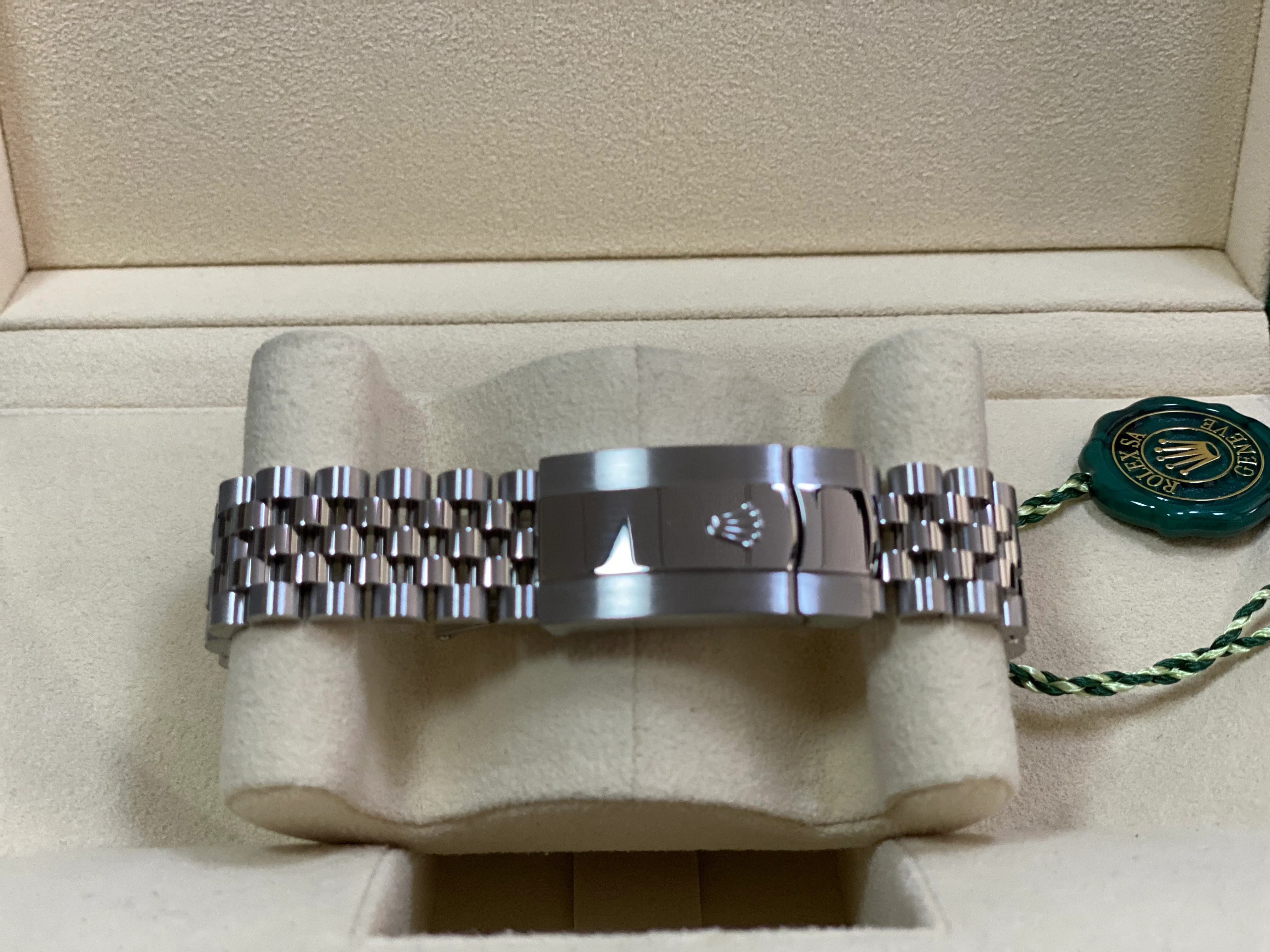 Rolex Steel Datejust 36 - 2023 - Fluted Bezel - Pink Anniversary Diamond Dial - Jubilee Bracelet - 126234