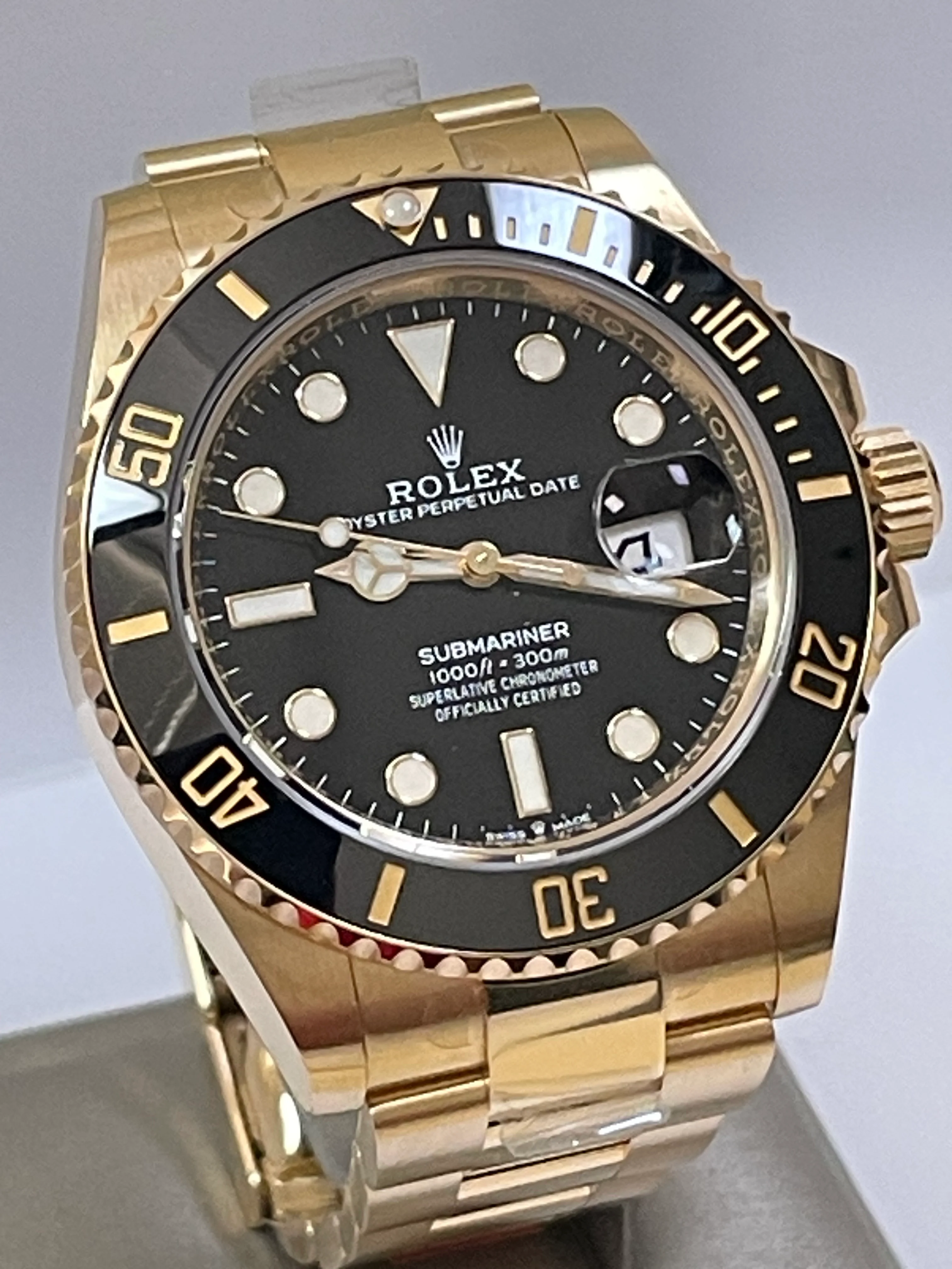 Rolex Yellow Gold Submariner Date - 2023 - Black Bezel - Black Dial - 126618LN