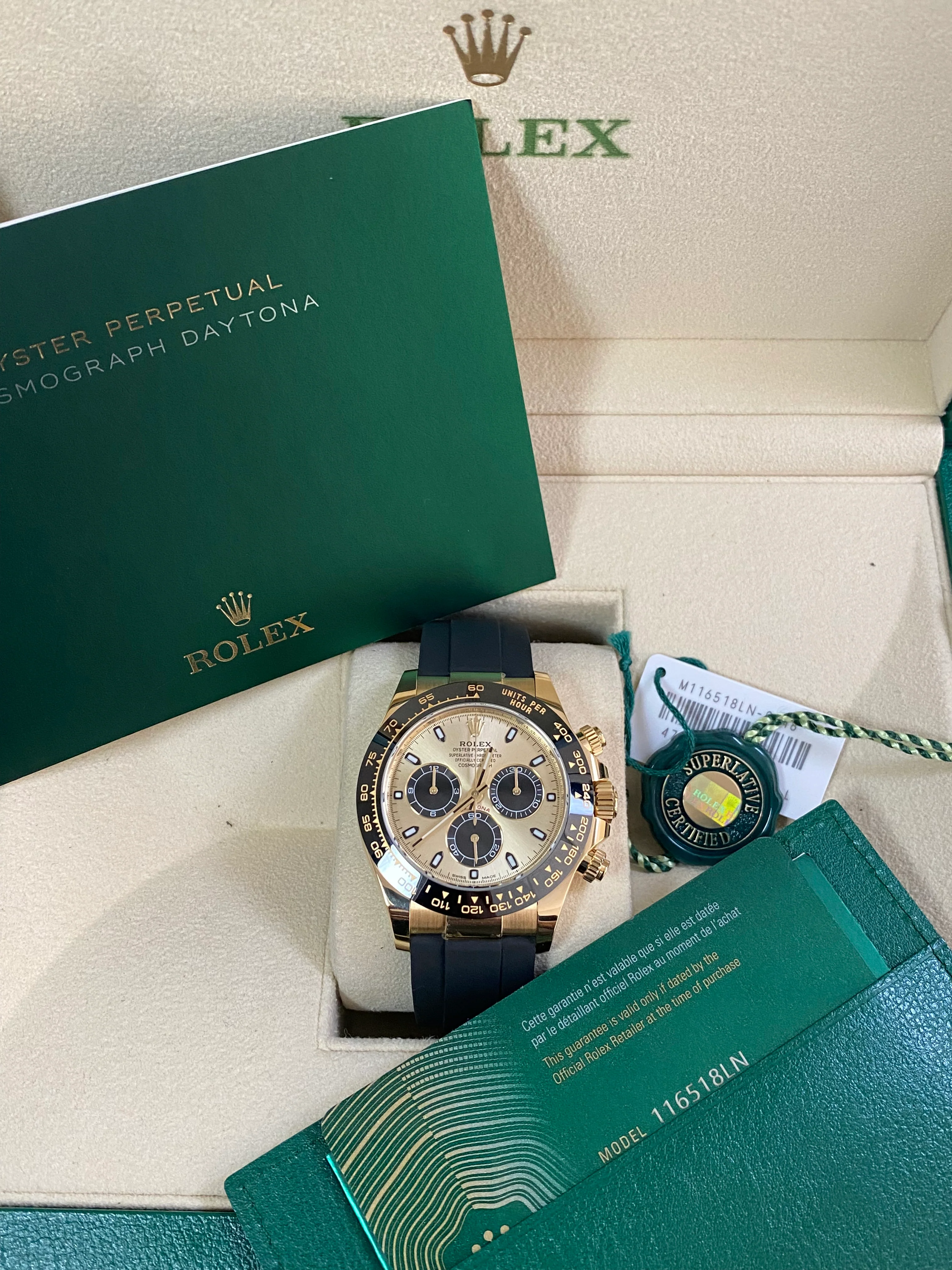 Rolex Yellow Gold Cosmograph Daytona - 2021 - YML 