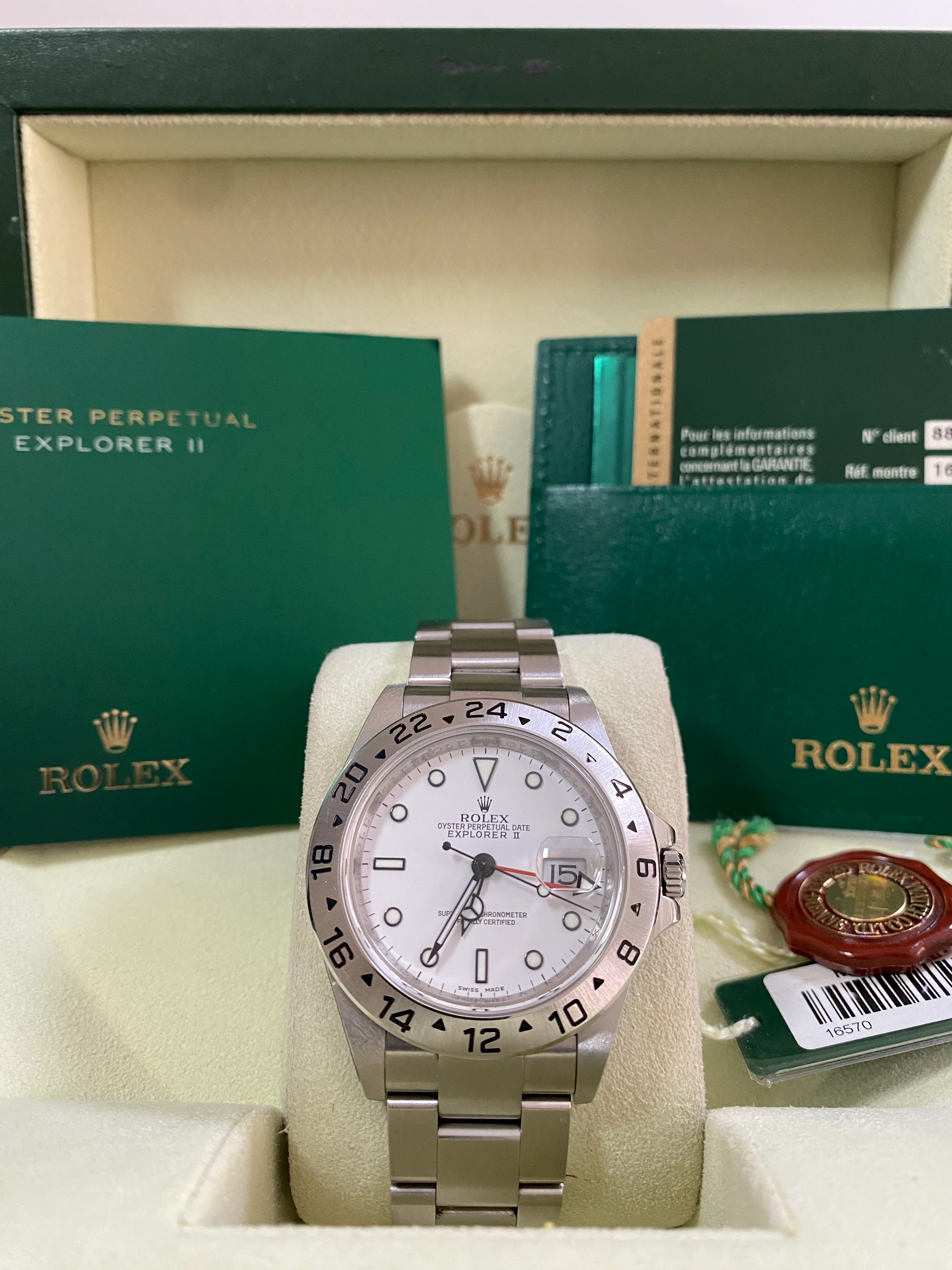 Rolex Steel Oyster Perpetual Explorer II - 2008 - 