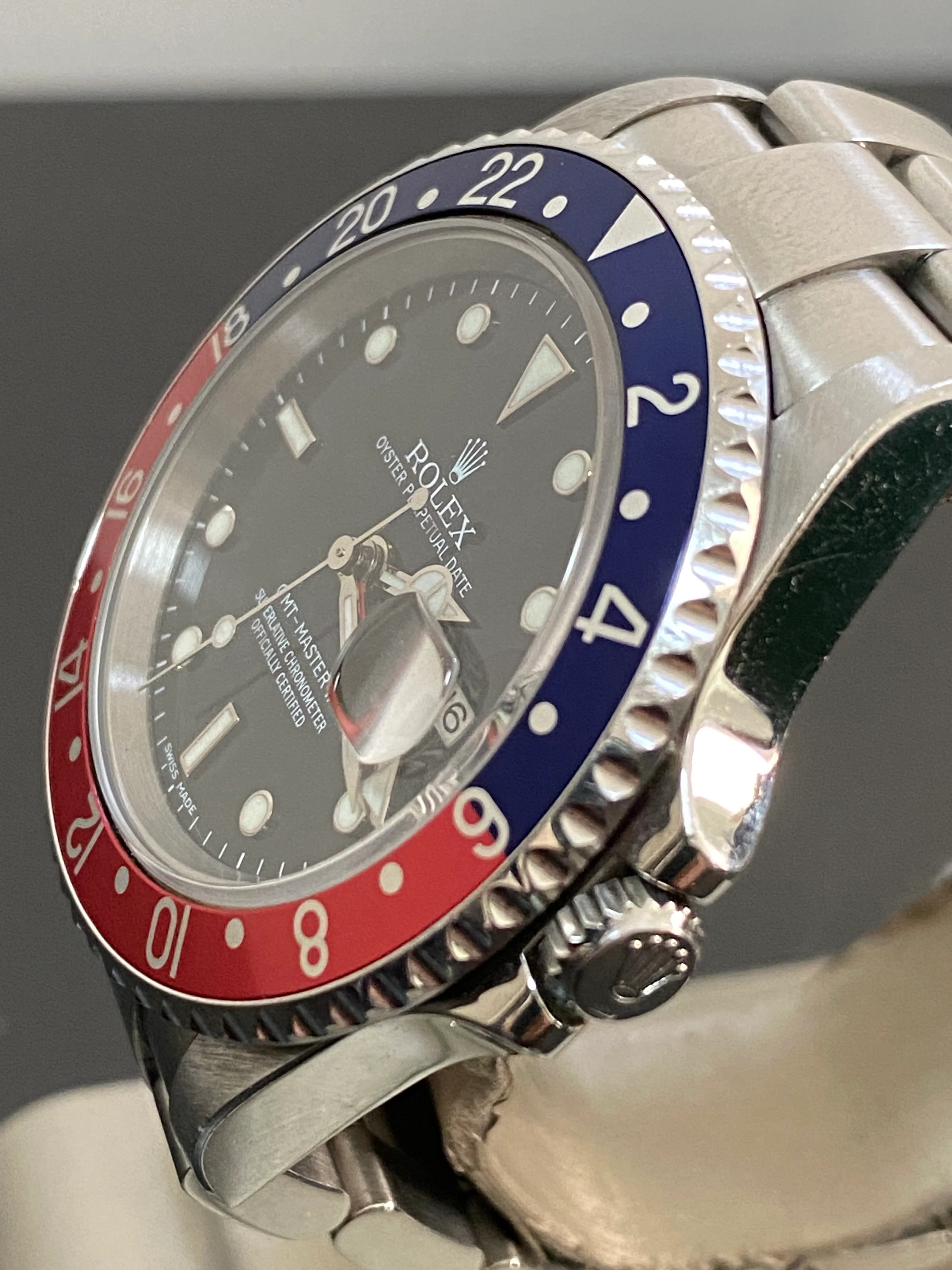 Rolex Steel GMT-Master II - D Serial - 