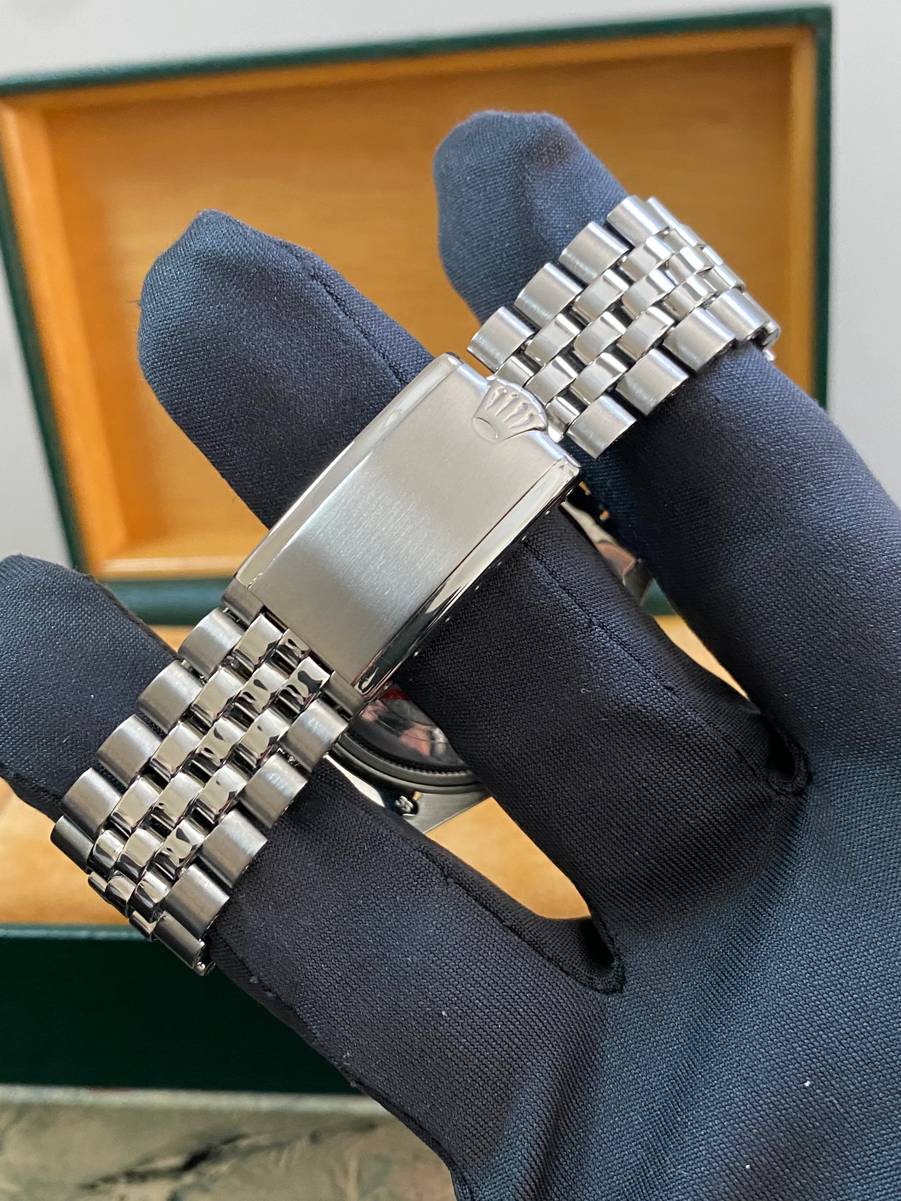 Rolex Steel Datejust 36 - Fluted Bezel - Grey Index Dial - Jubilee Bracelet - 1601