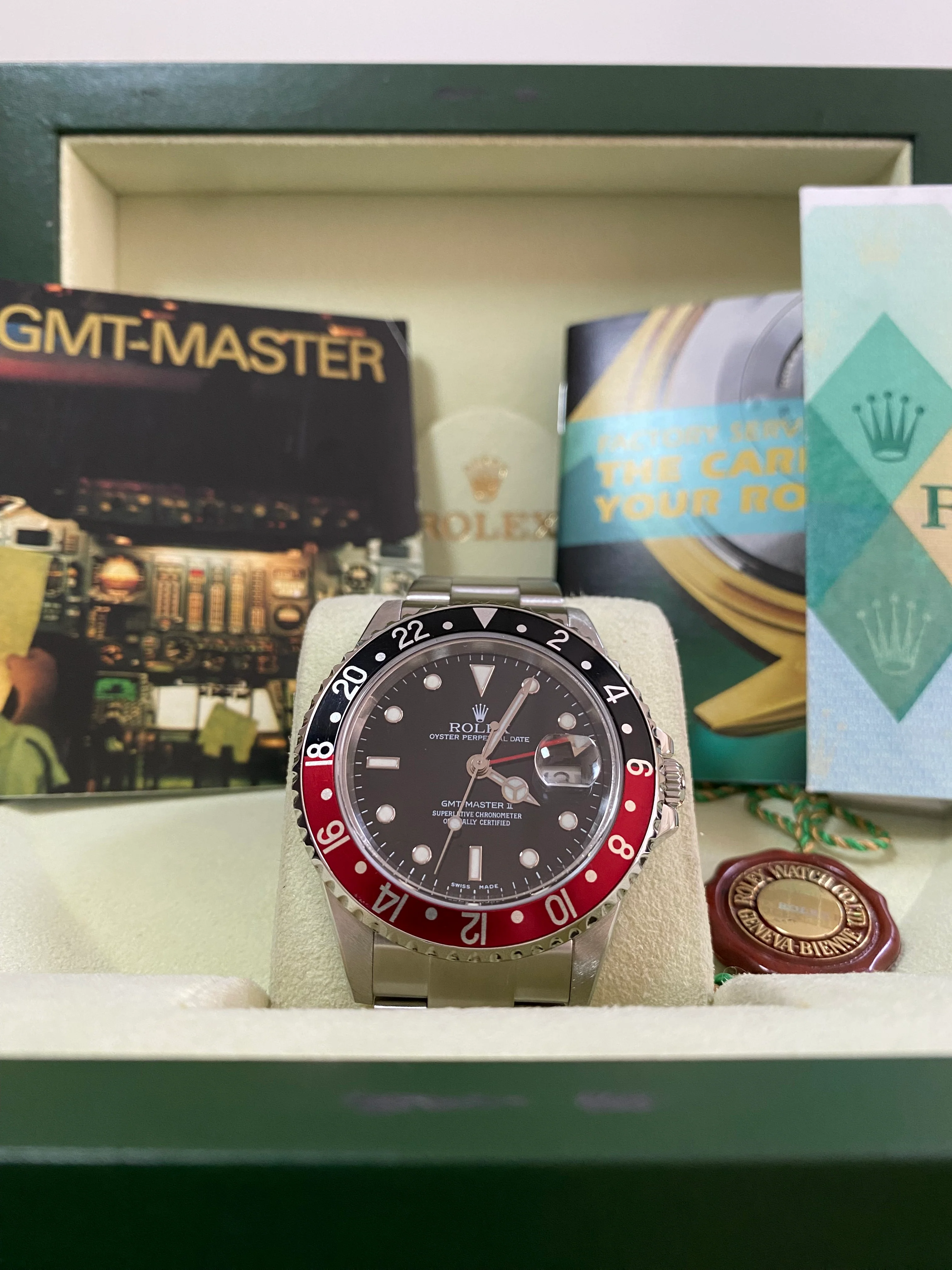Rolex Steel GMT-Master II - D serial - 