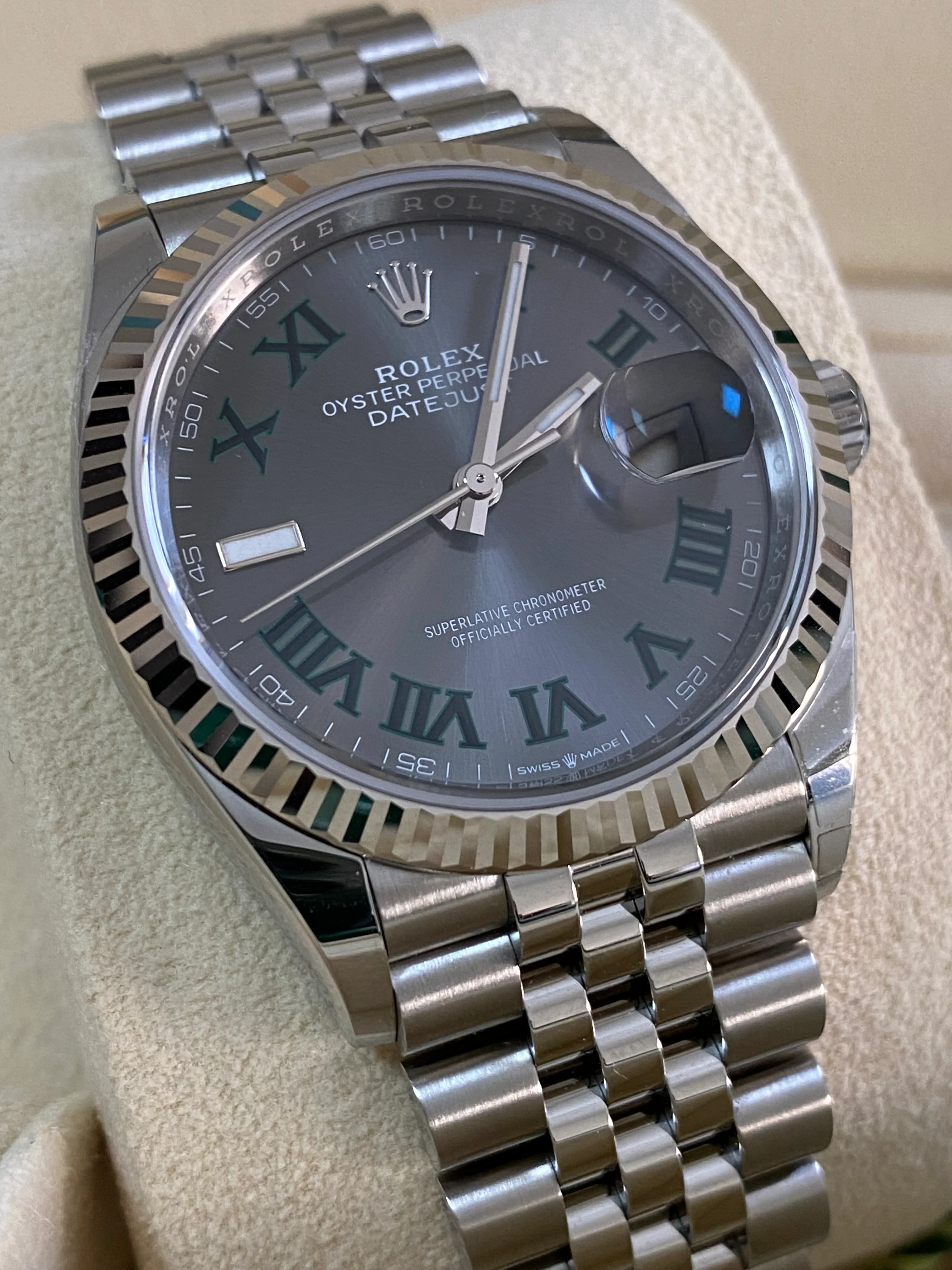 Rolex Steel Datejust 36 - 2024 - Fluted Bezel - 
