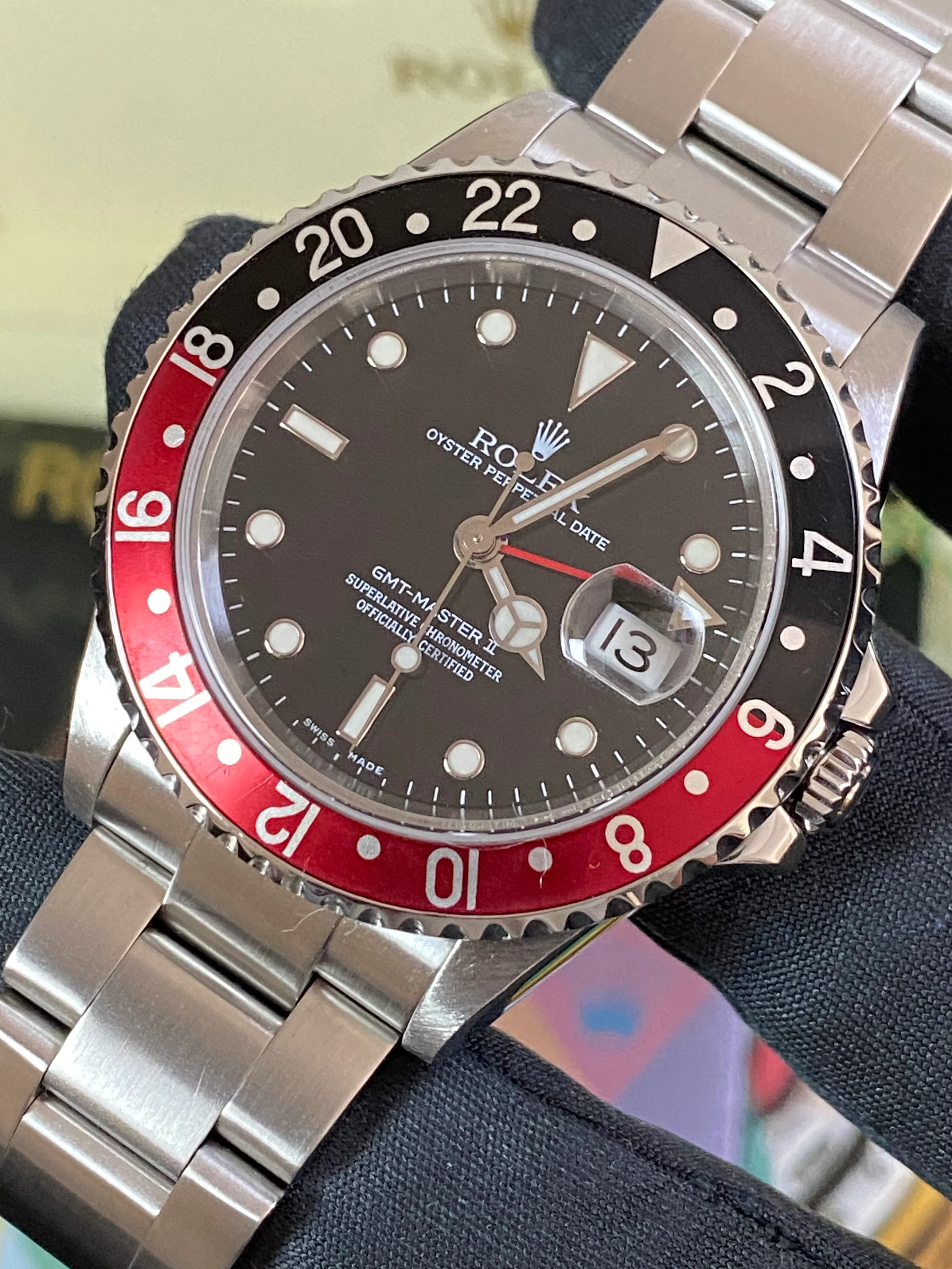 Rolex Steel GMT-Master II - D serial - 