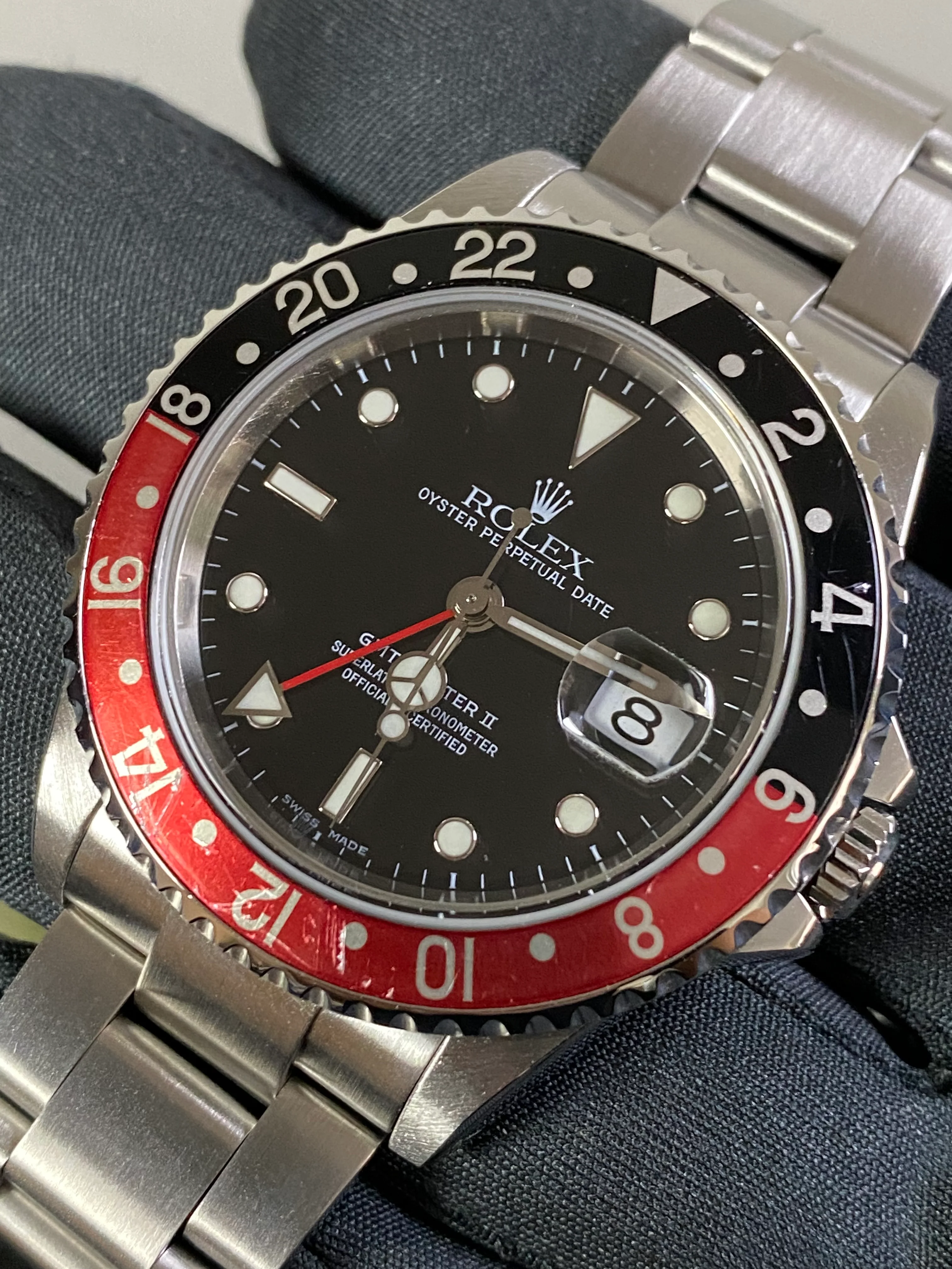 Rolex Steel GMT-Master II - F serial - 