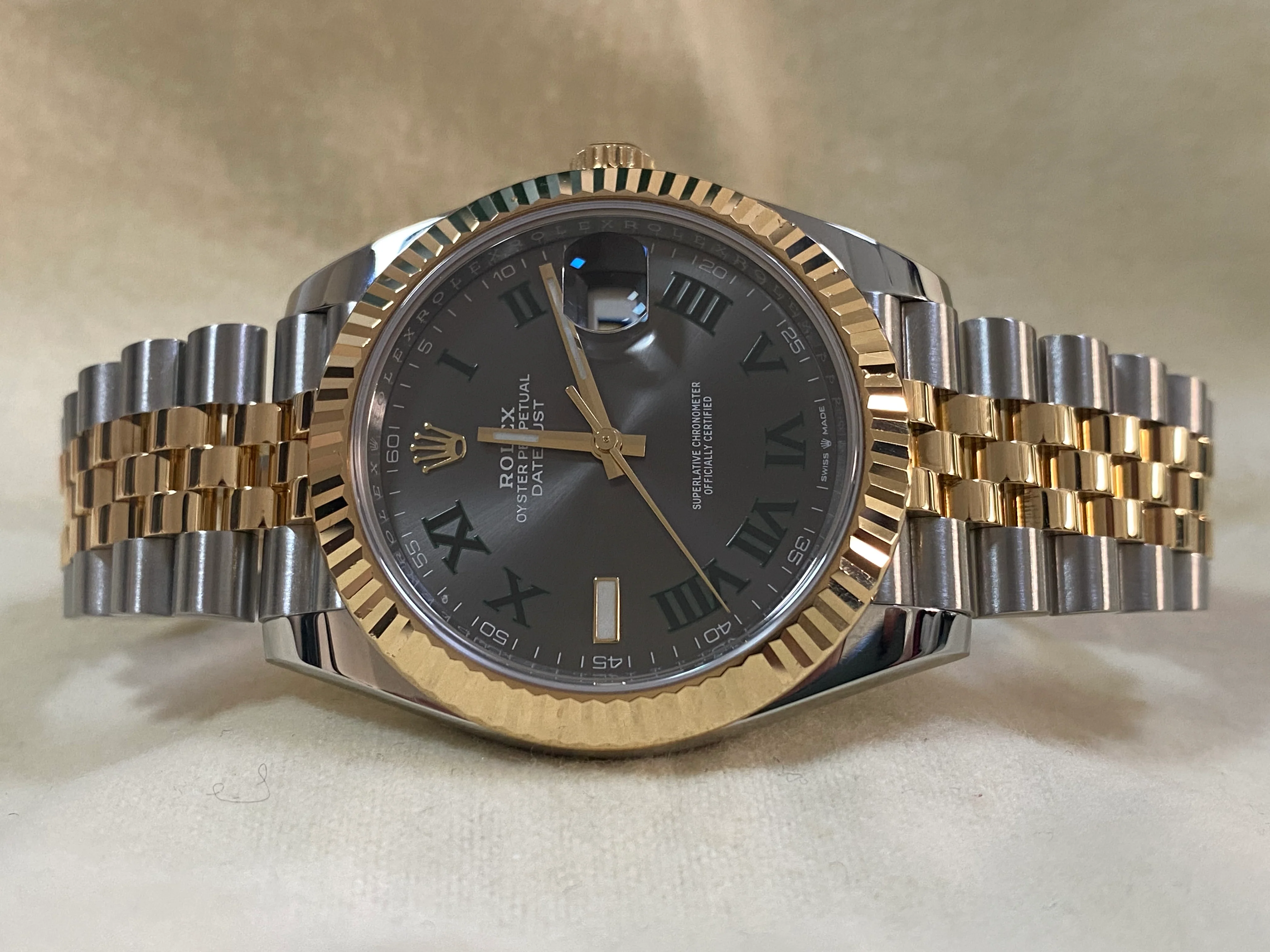 Rolex Steel and Yellow Gold Rolesor Datejust 41 - Fluted Bezel - 