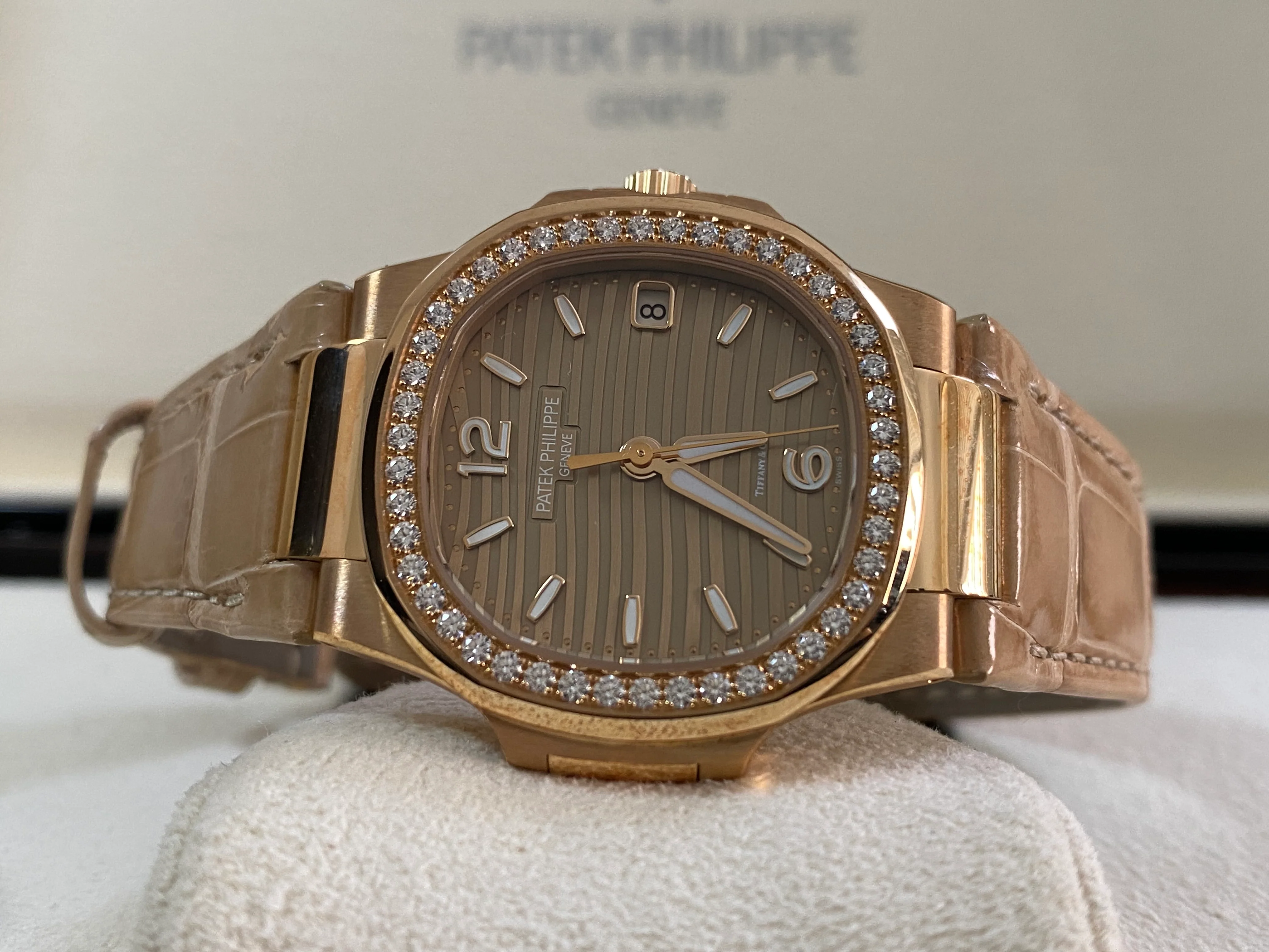 Patek Philippe Rose Gold Ladies Nautilus - 