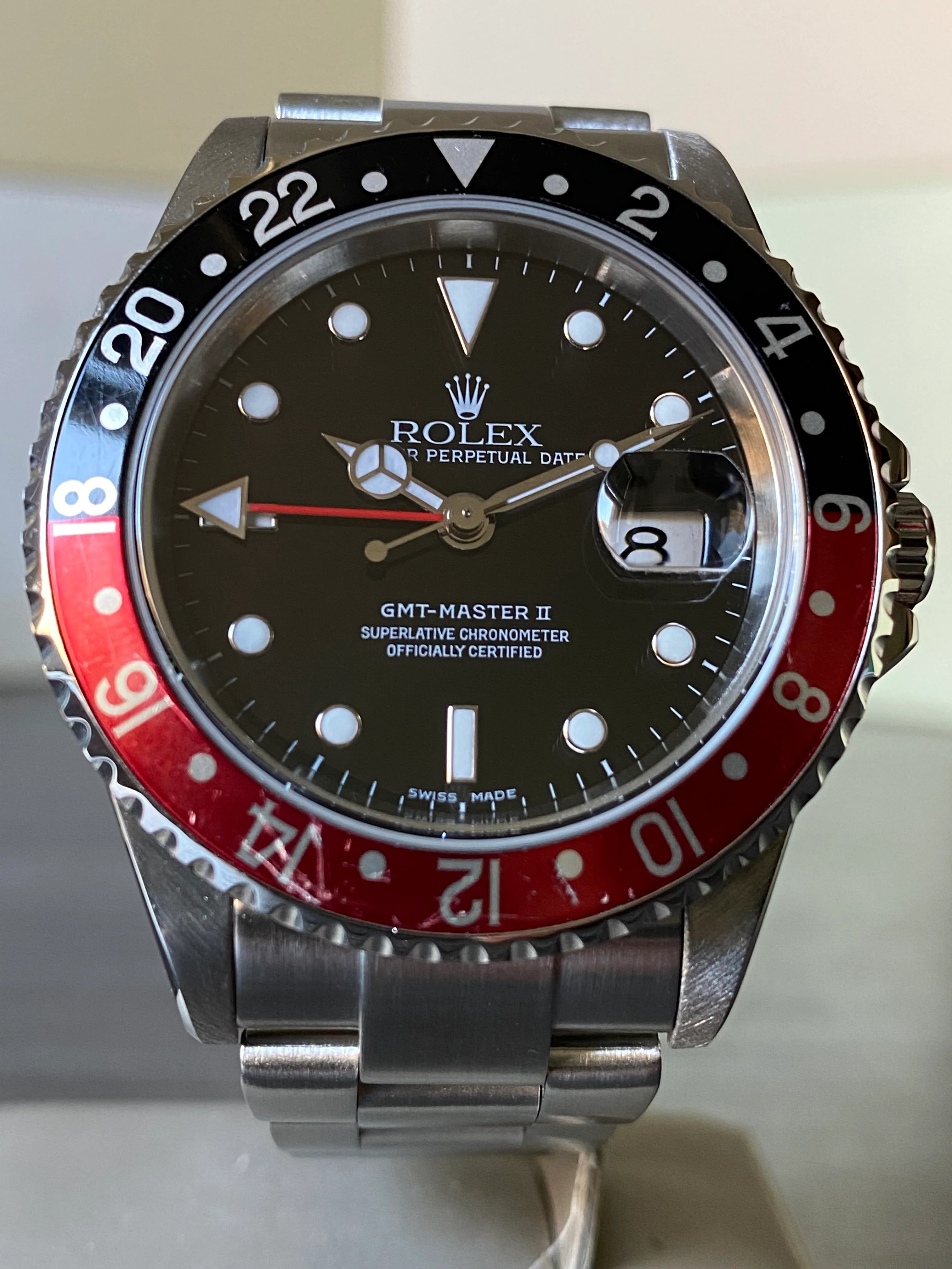 Rolex Steel GMT-Master II - F serial - 