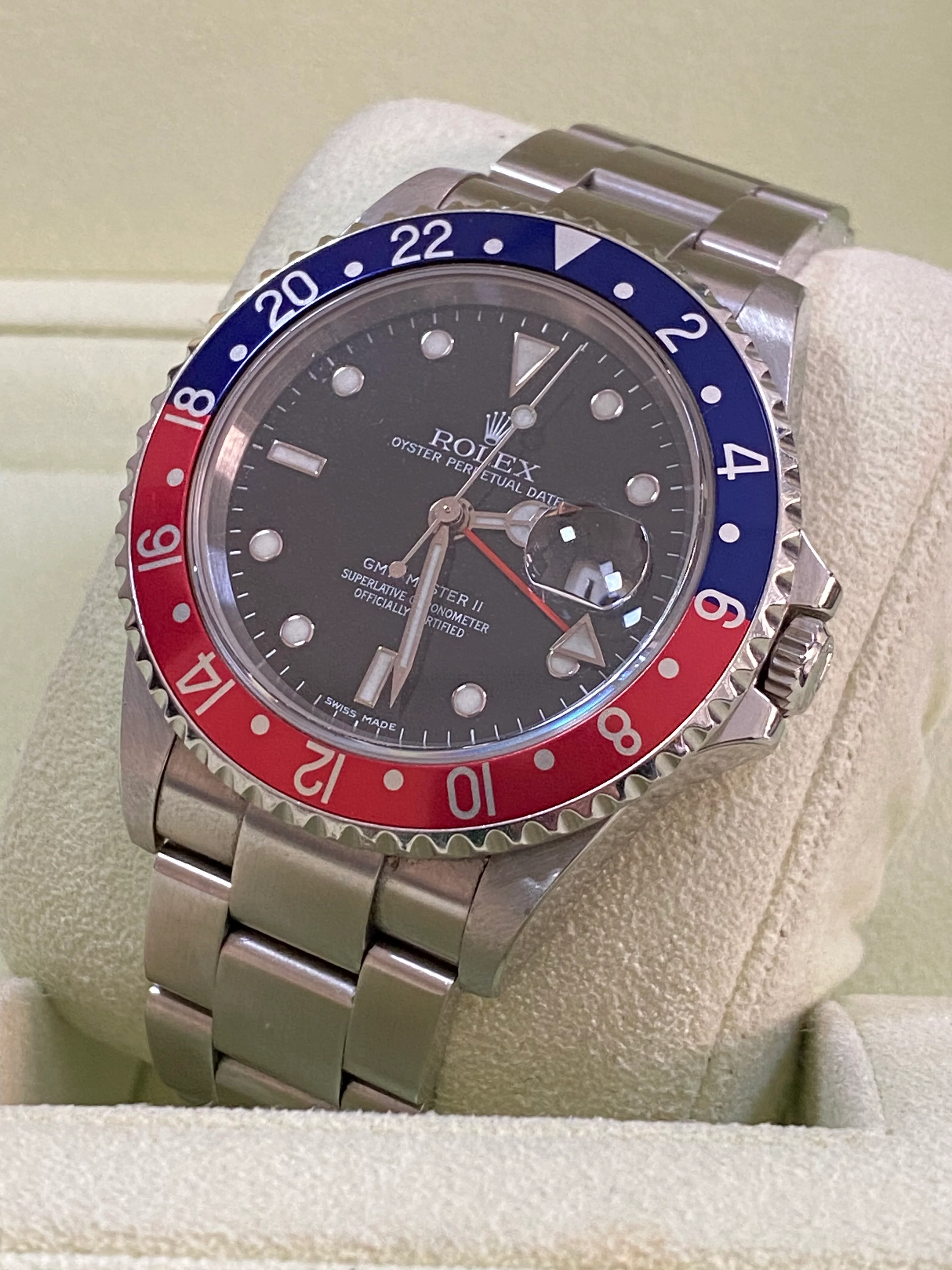 Rolex Steel GMT-Master II - D Serial - 