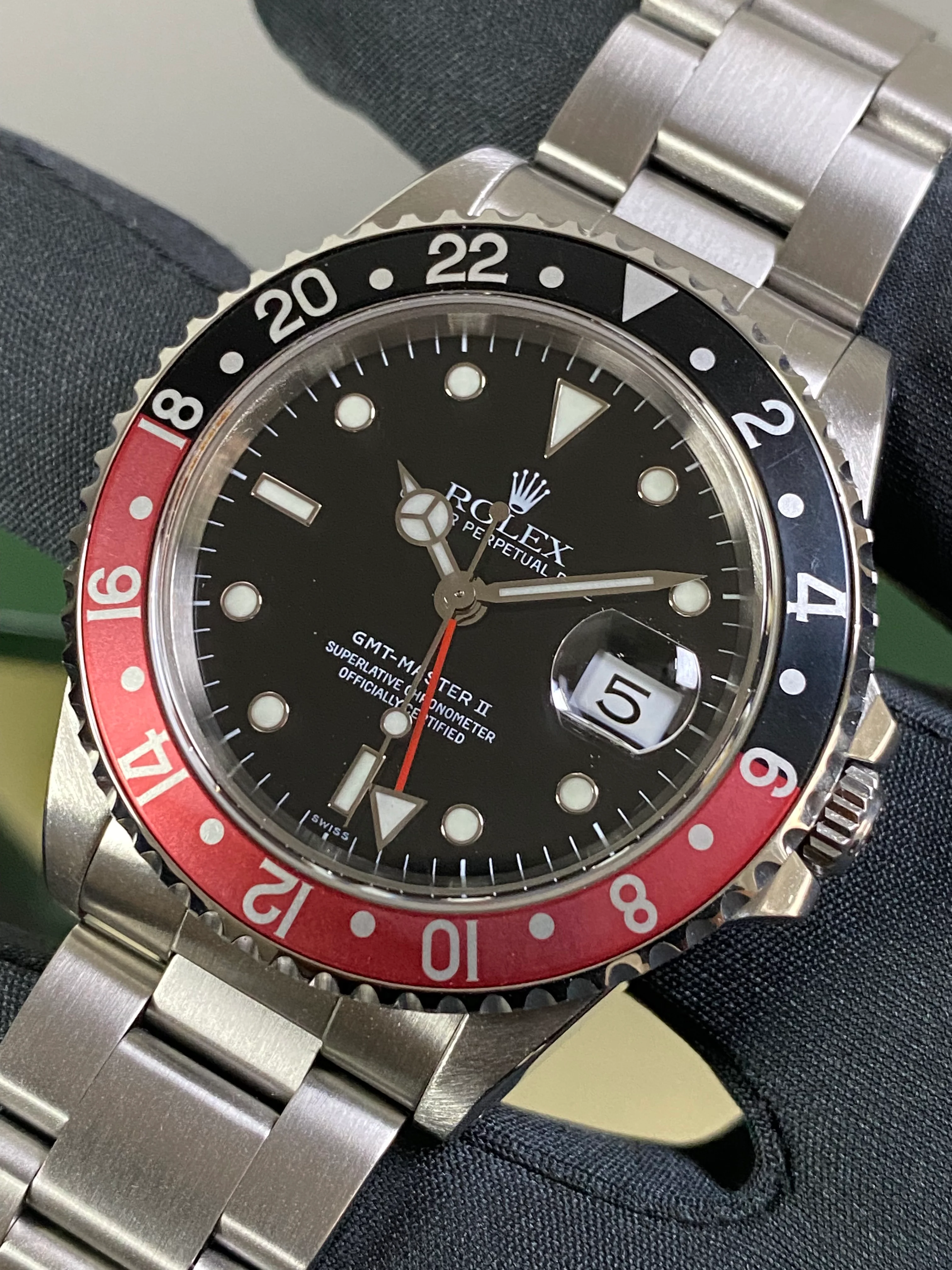 Rolex Steel GMT-Master II - A serial - 