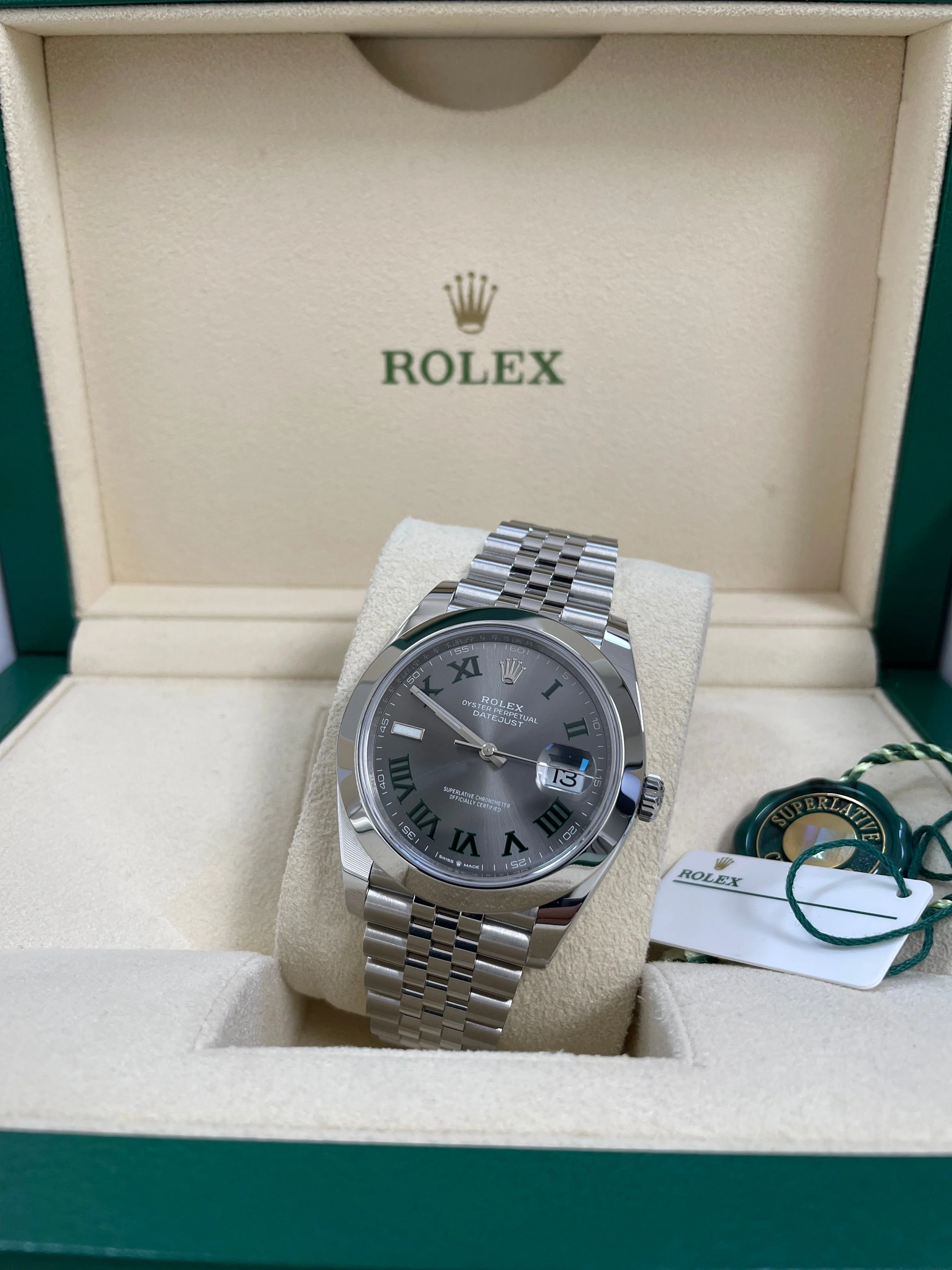 Rolex Steel Datejust 41 - 2024 - Smooth Bezel - 