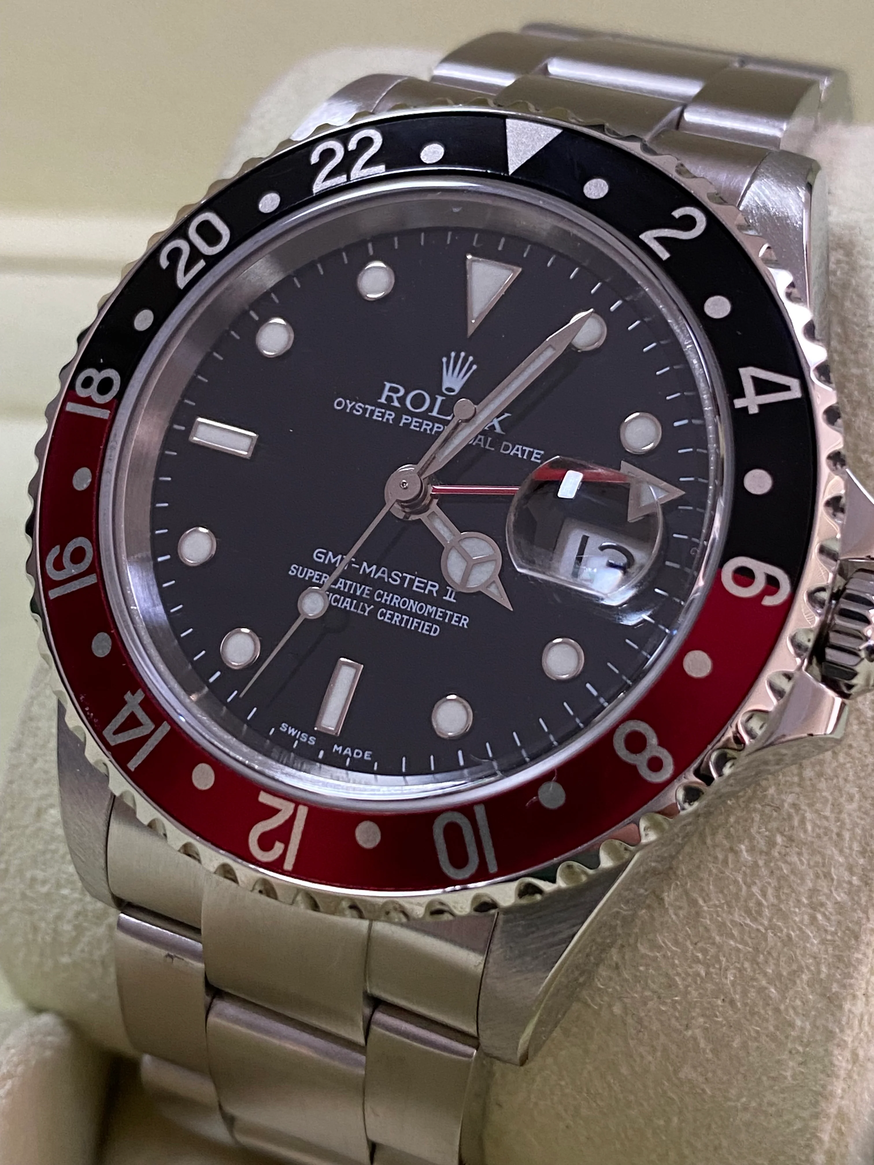Rolex Steel GMT-Master II - D serial - 