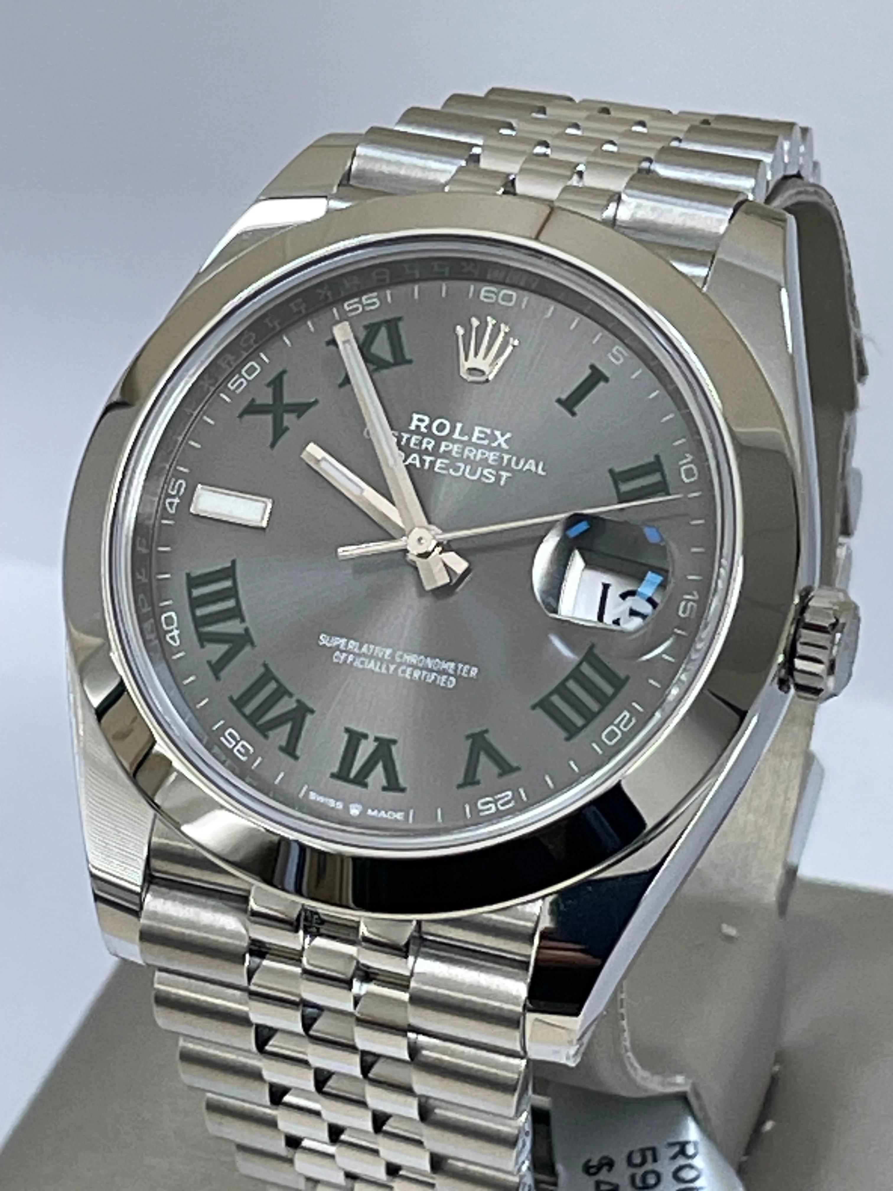 Rolex Steel Datejust 41 - 2024 - Smooth Bezel - 