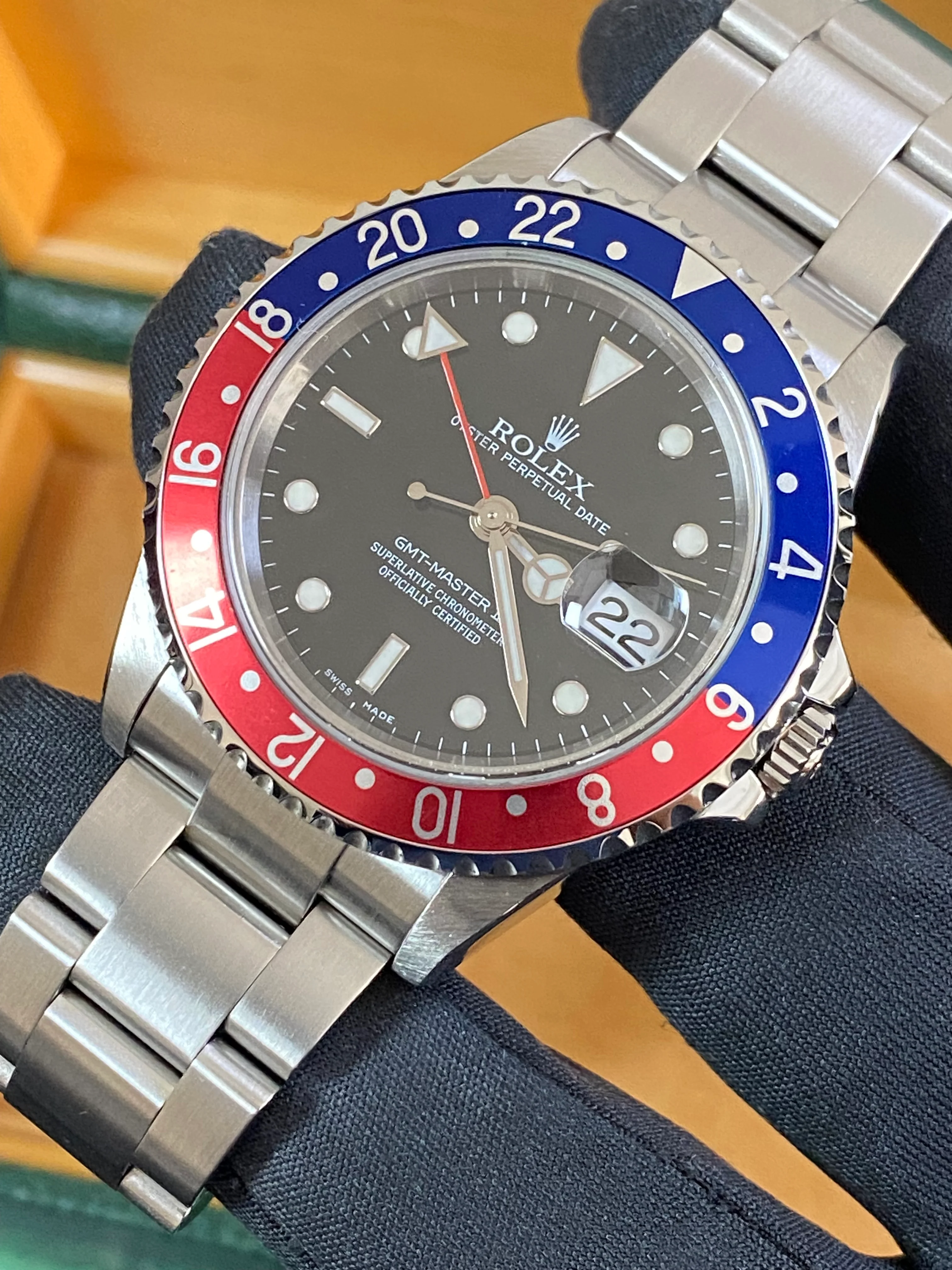 Rolex Steel GMT-Master II -  D serial - 