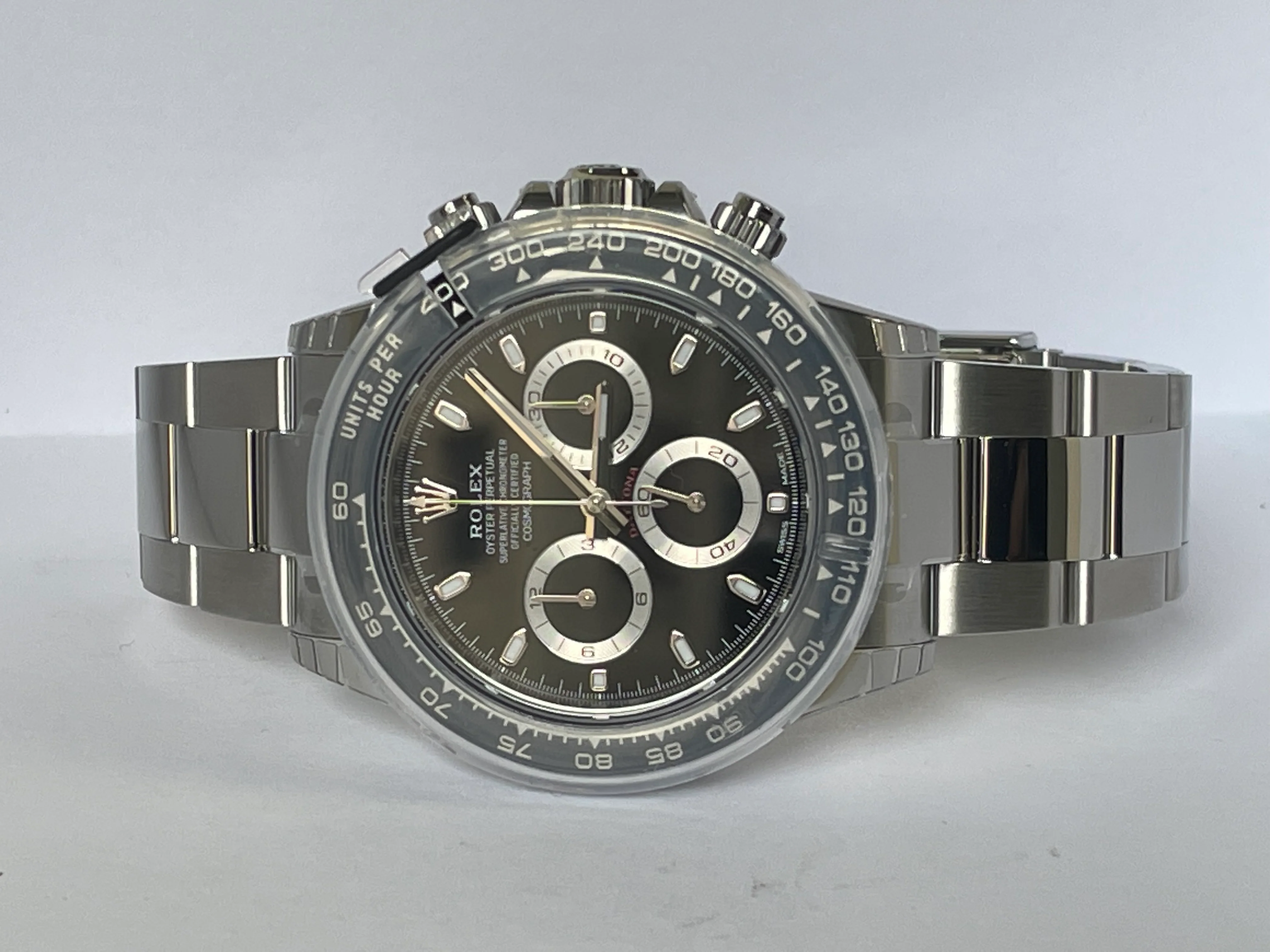 Rolex Steel Cosmograph Daytona - 2023 - Black Index Dial - 116500LN *FULL STICKERS*
