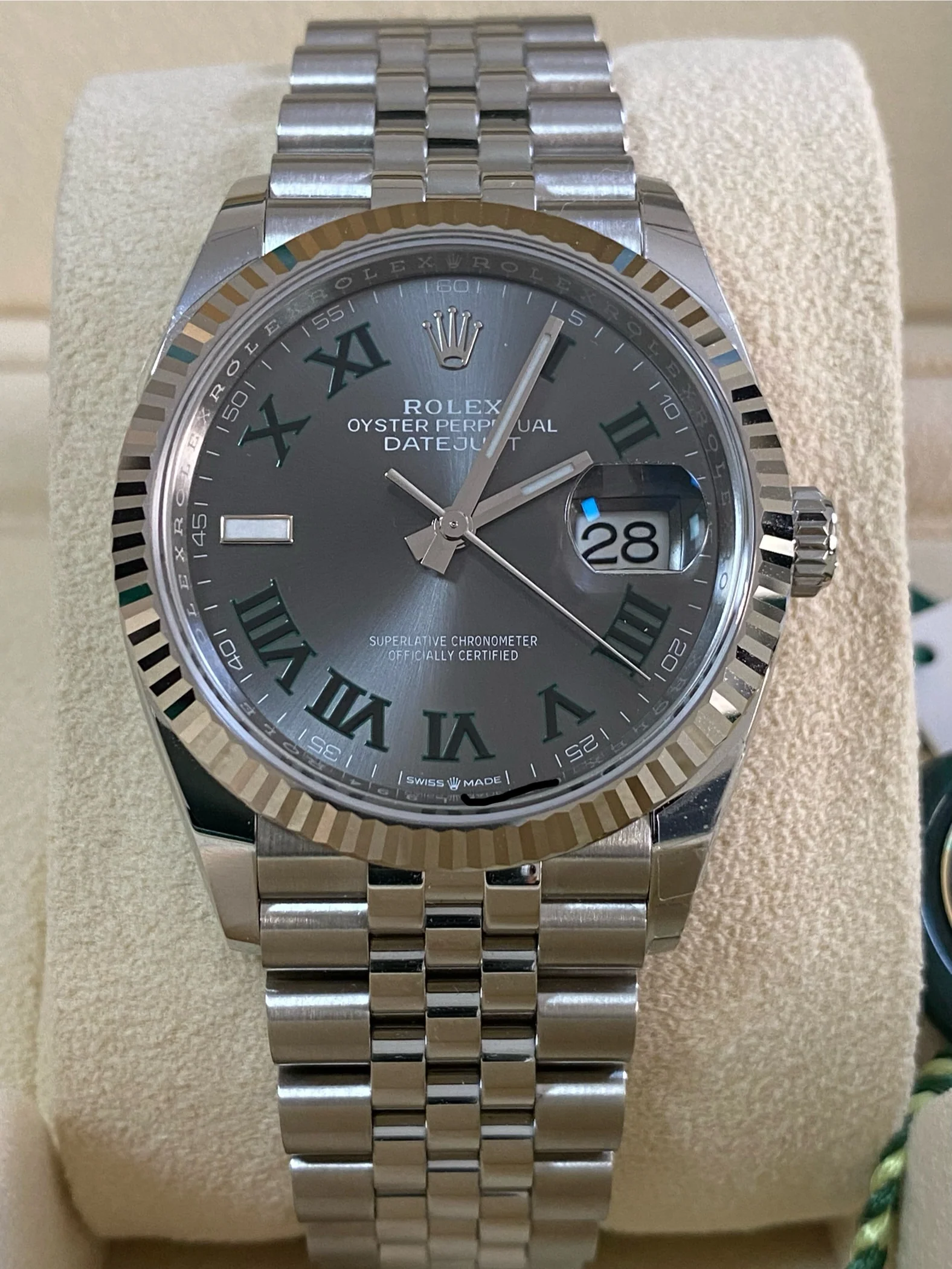 Rolex Steel Datejust 36 - 2024 - Fluted Bezel - 