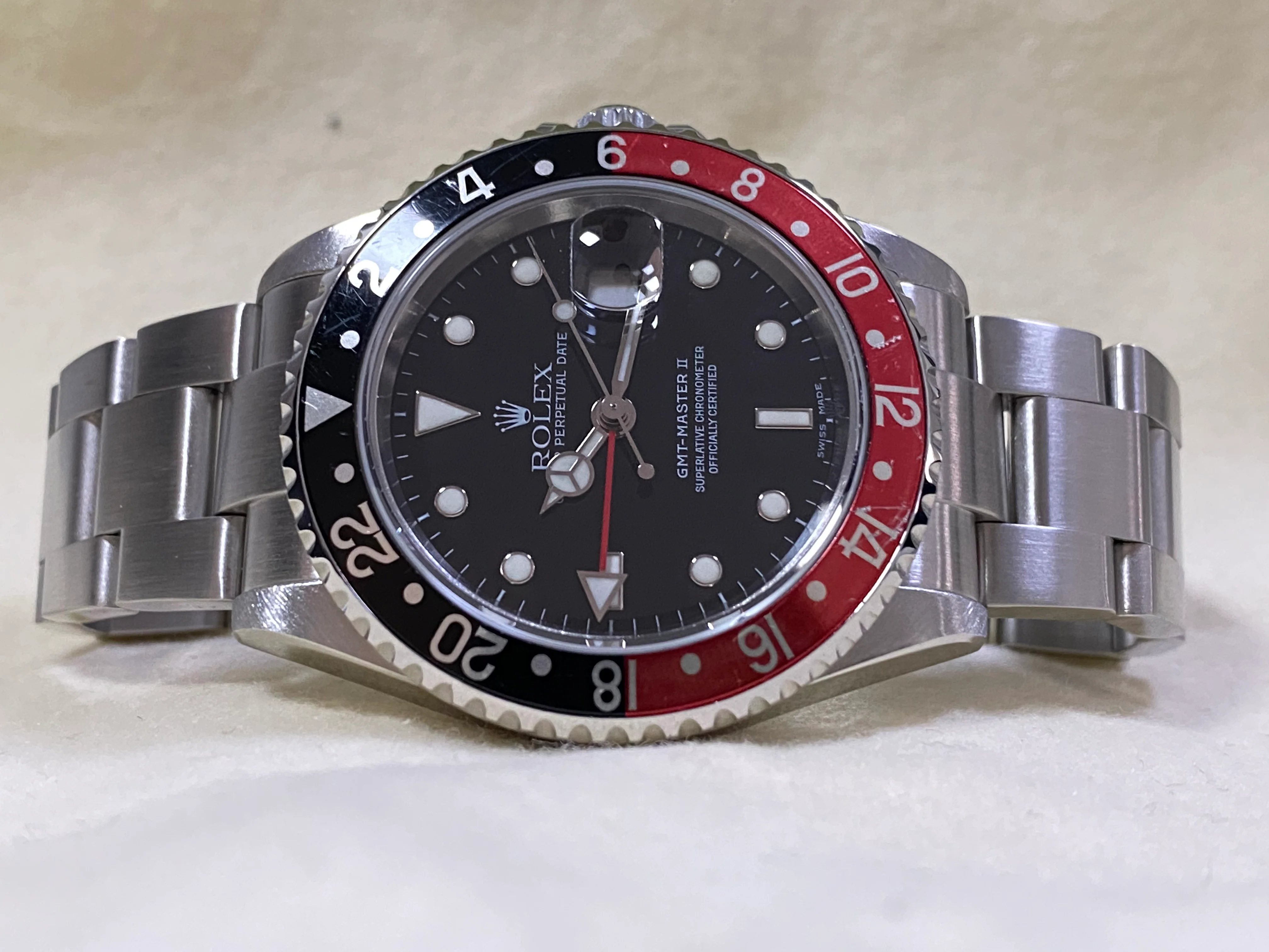 Rolex Steel GMT-Master II - F serial - 