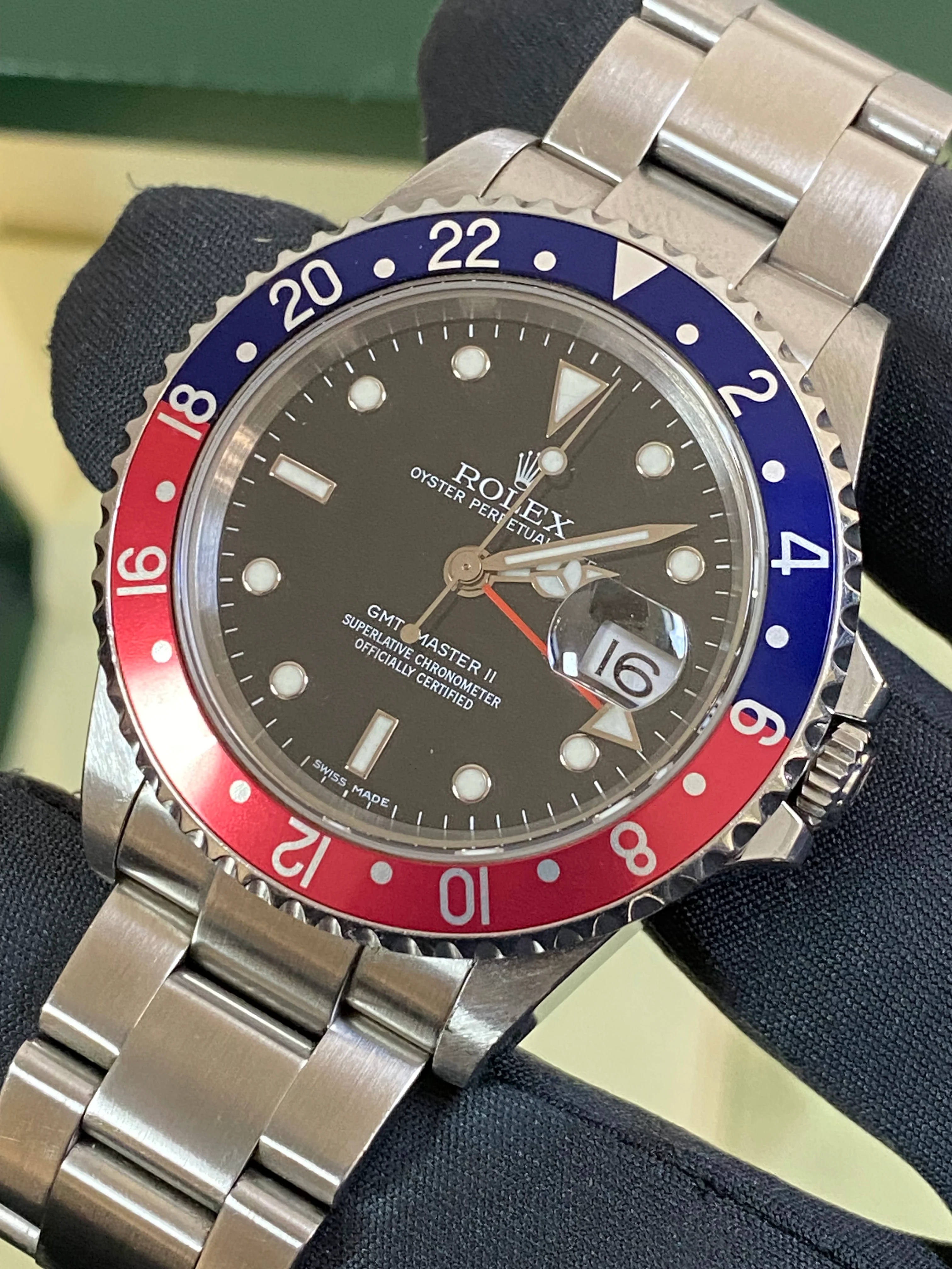 Rolex Steel GMT-Master II - D Serial - 