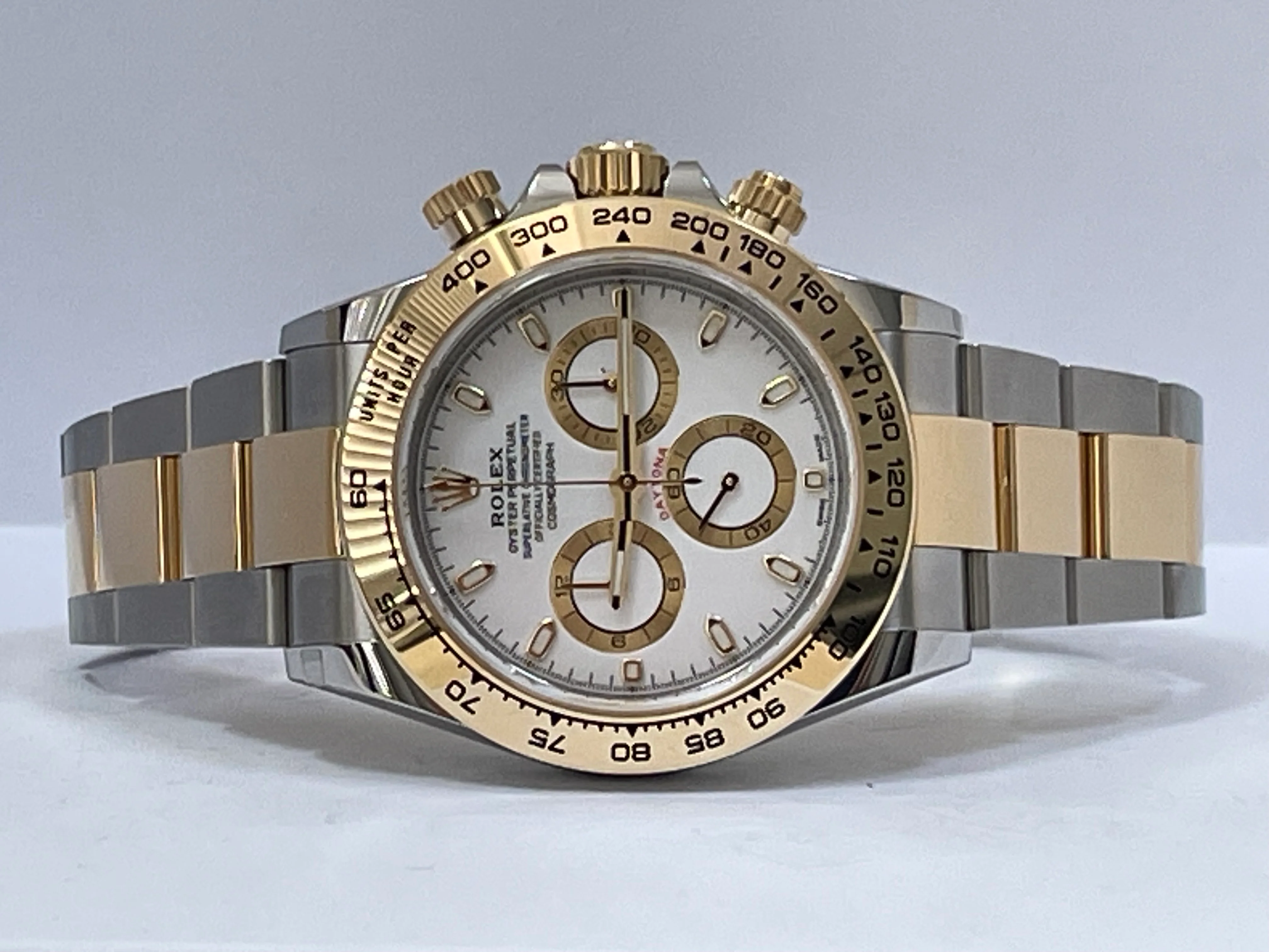 Rolex Yellow Rolesor Cosmograph Daytona - 2023 - White Index Dial - 116503