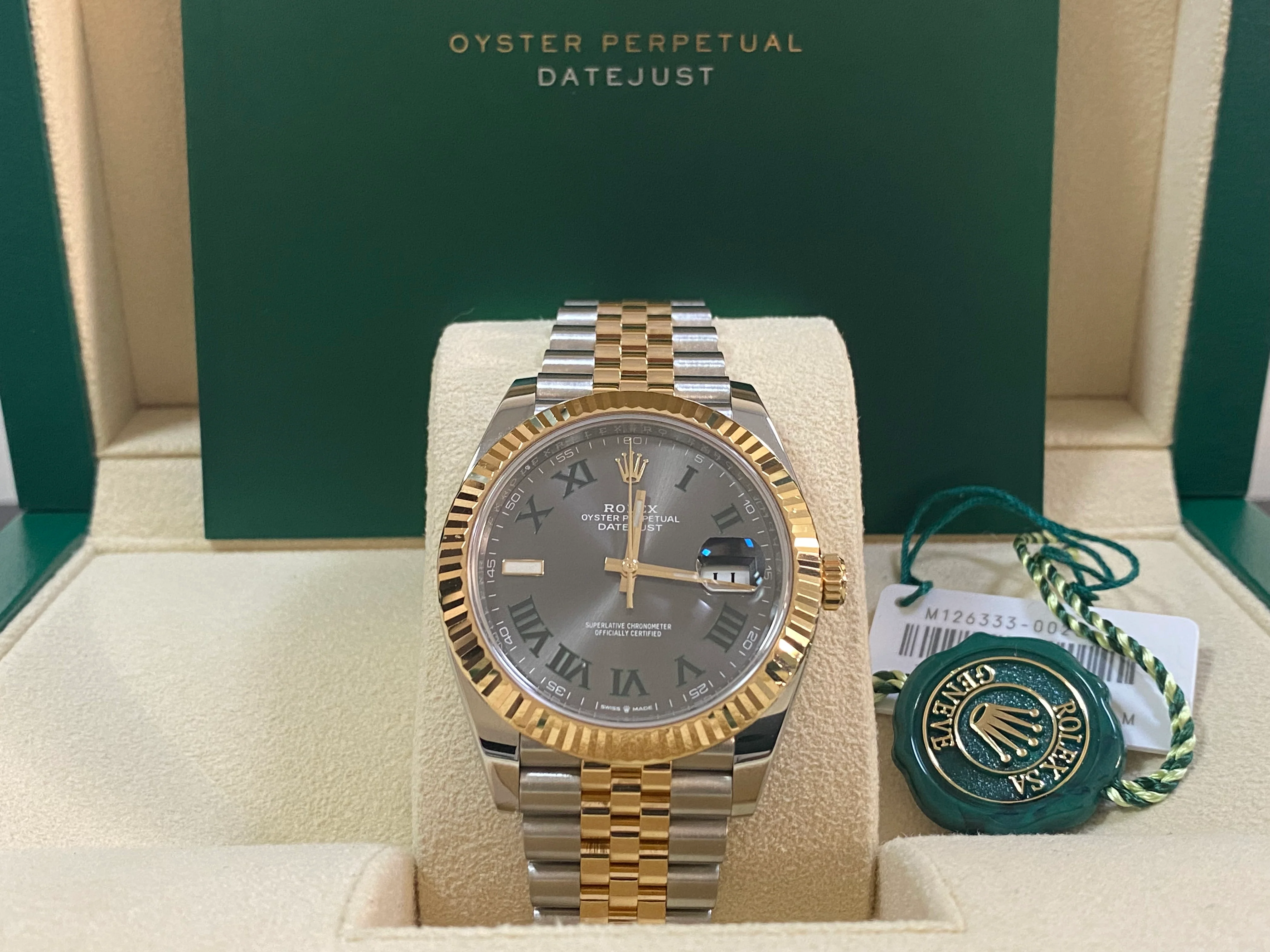 Rolex Steel and Yellow Gold Rolesor Datejust 41 - Fluted Bezel - 
