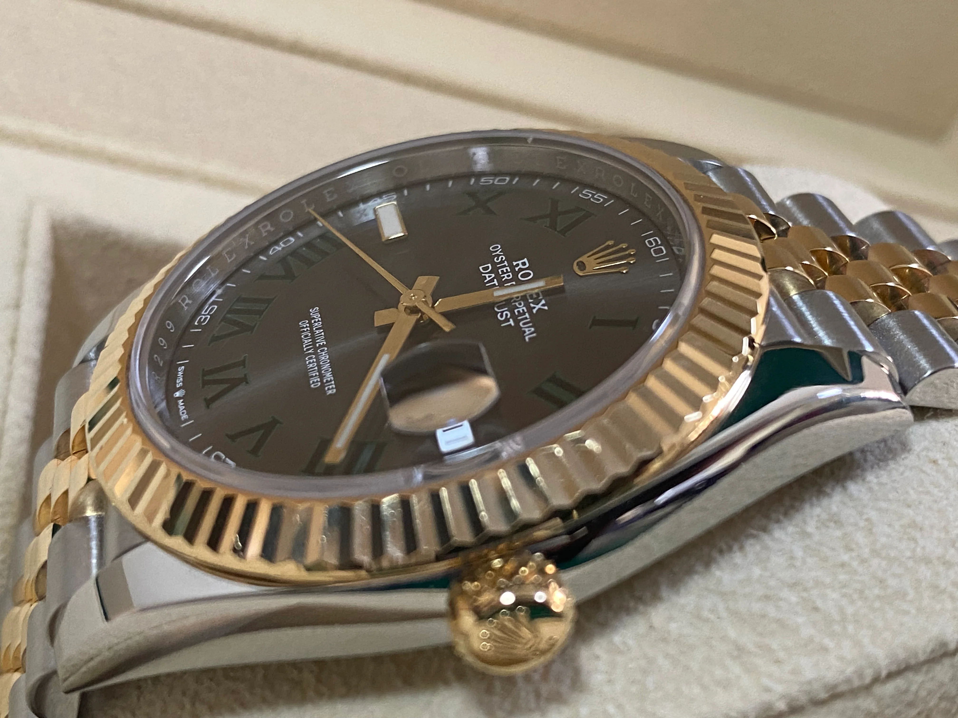 Rolex Steel and Yellow Gold Rolesor Datejust 41 - Fluted Bezel - 