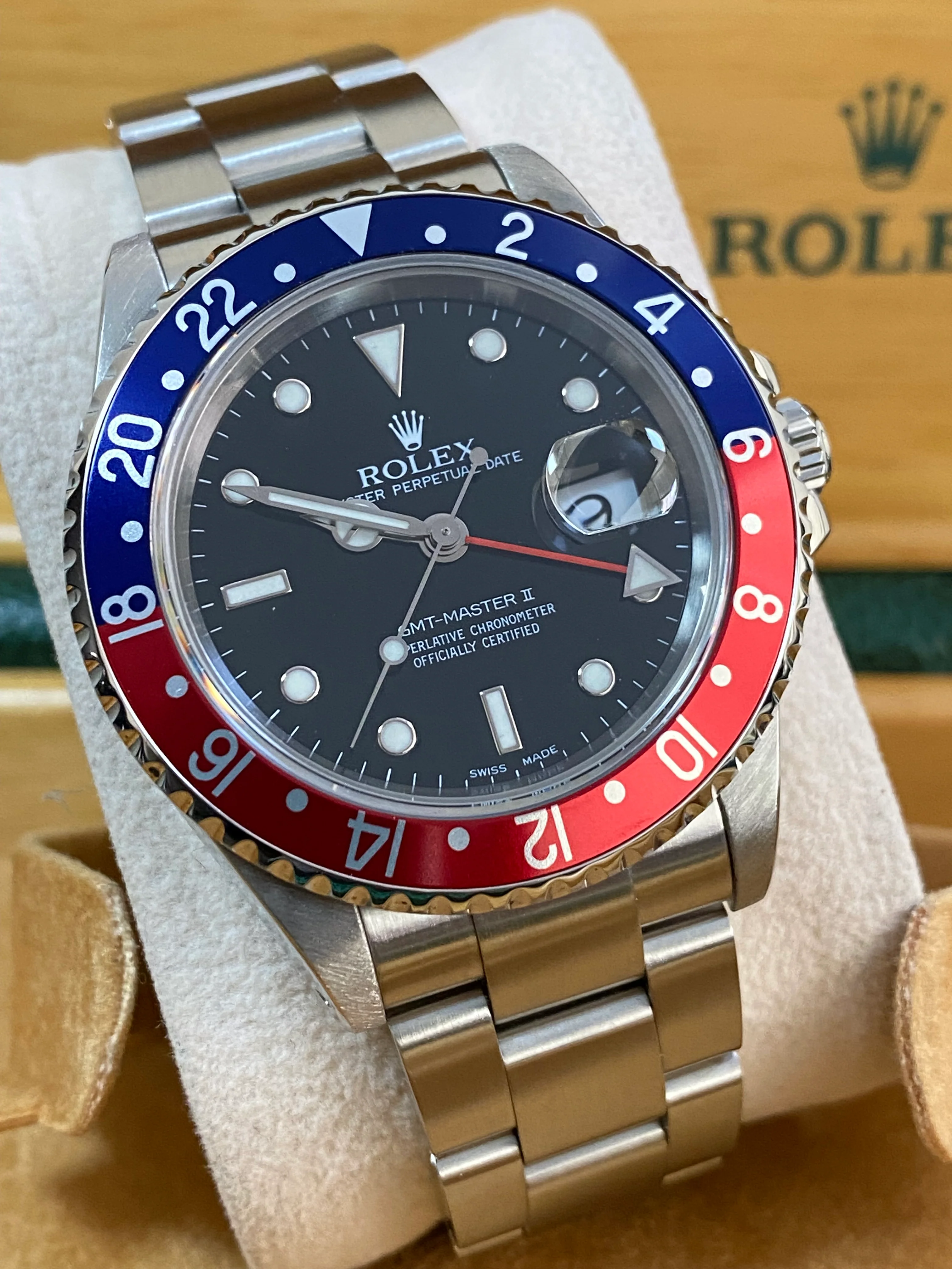 Rolex Steel GMT-Master II -  A Serial - 